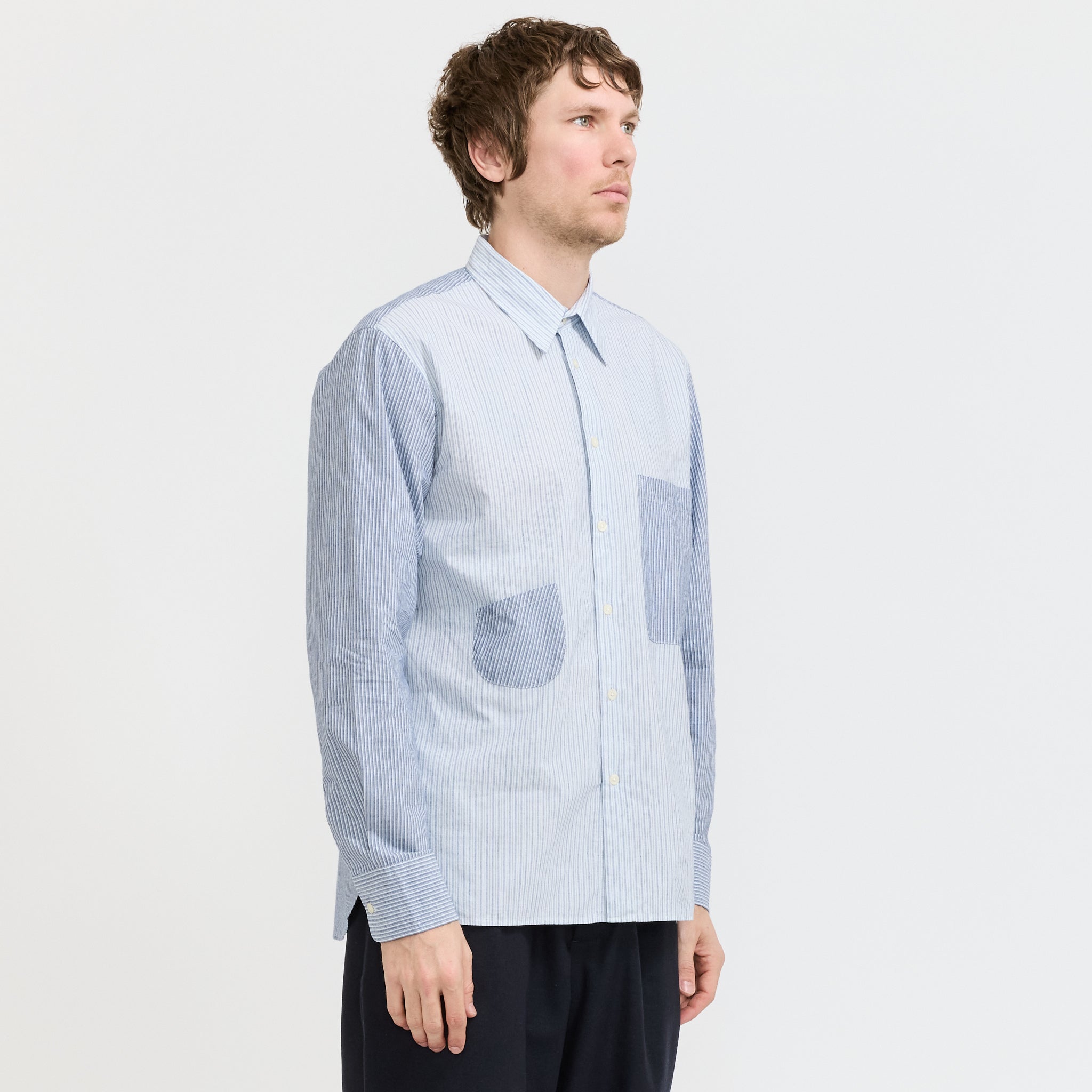 Station Shirt Mix Stripe