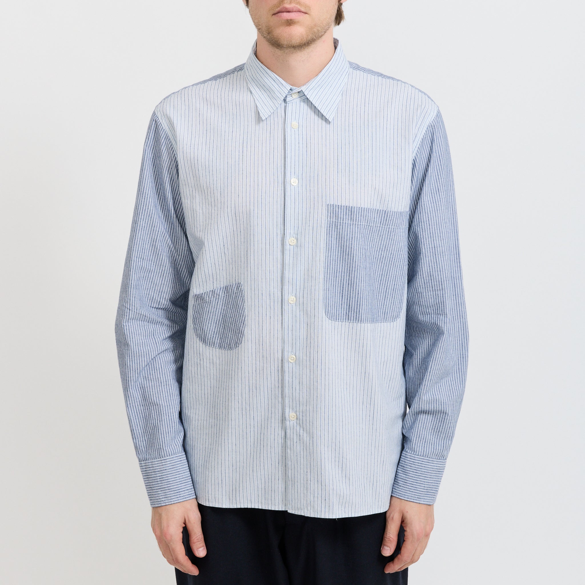 Station Shirt Mix Stripe