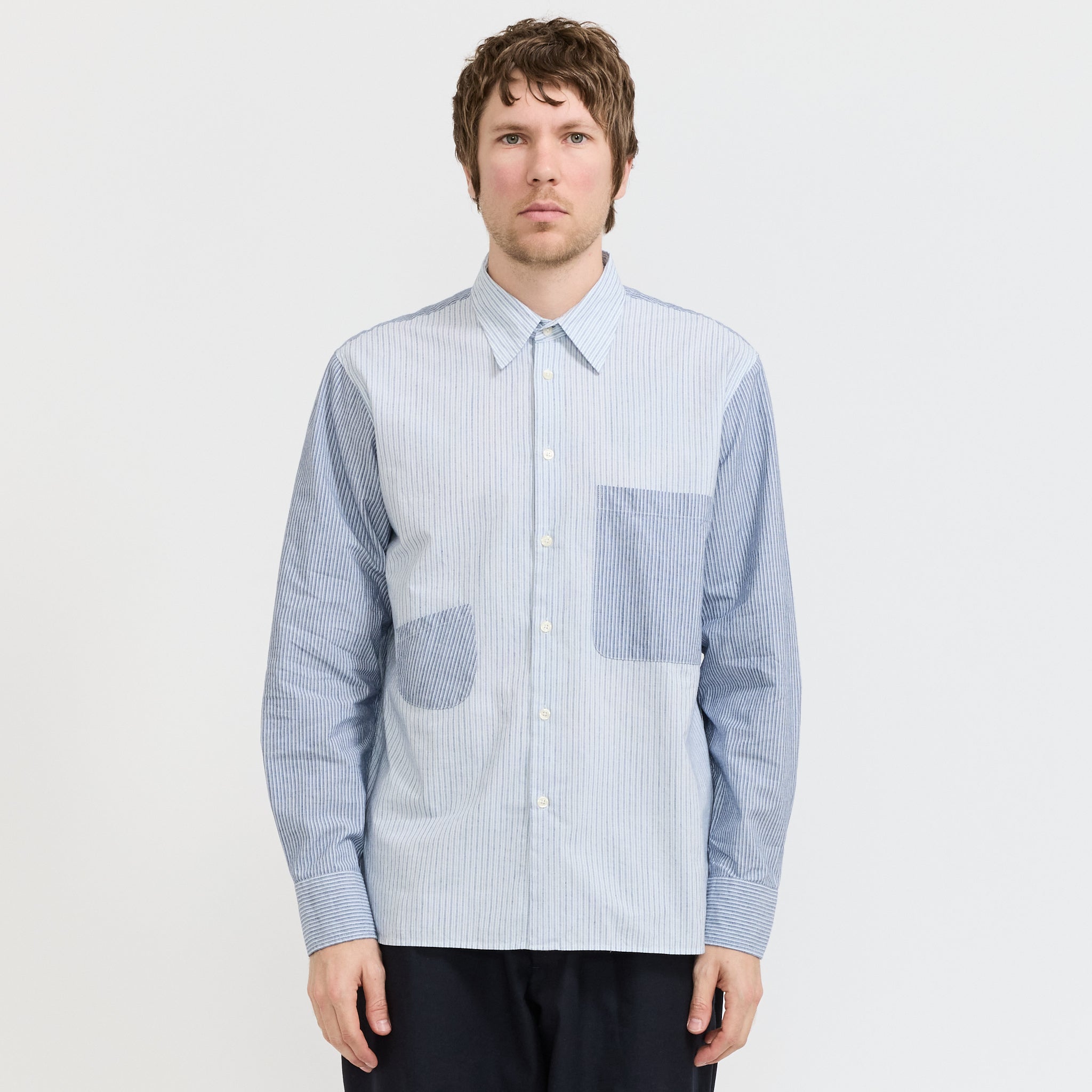 Station Shirt Mix Stripe