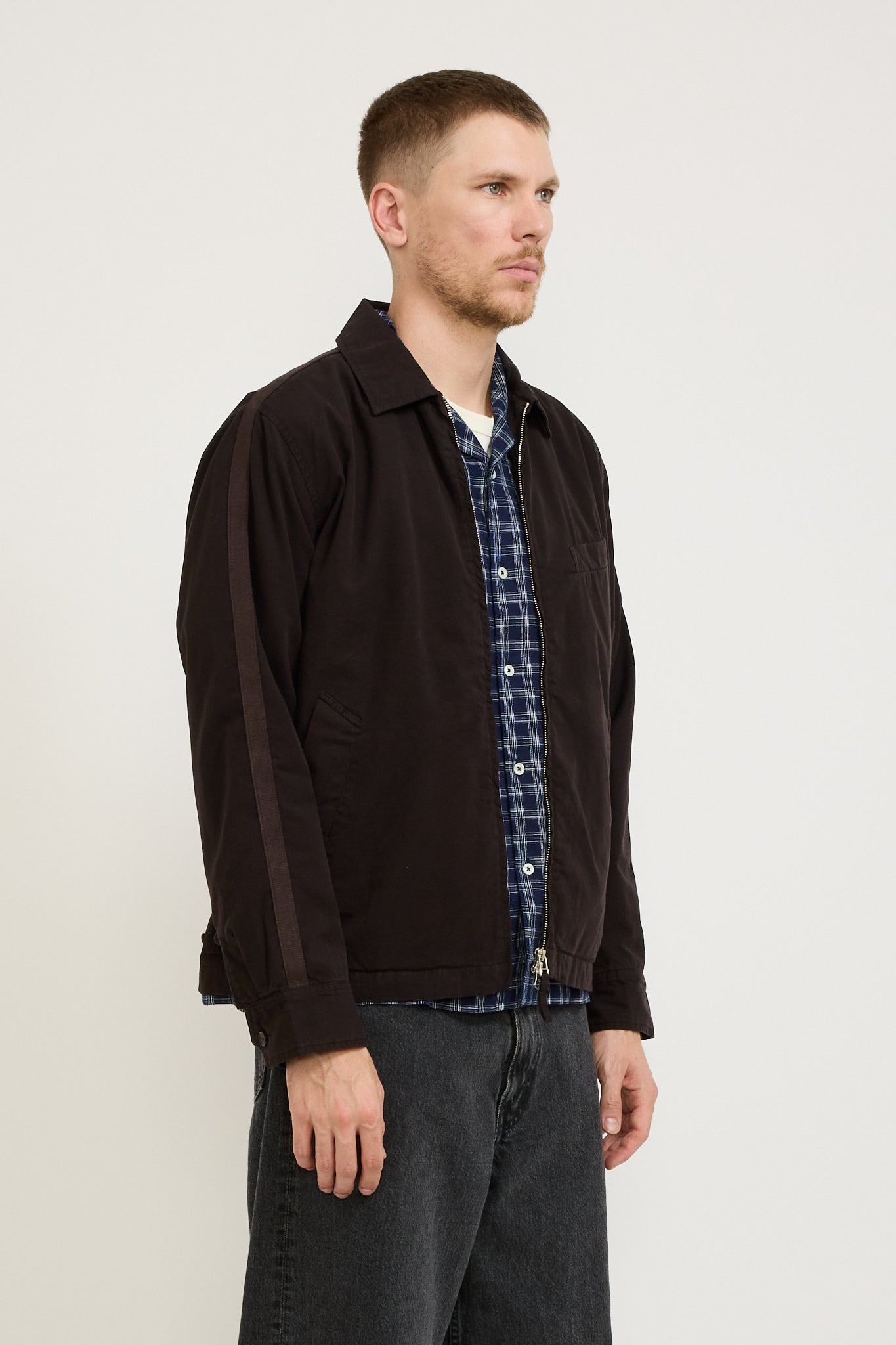 Windcheater Jacket Summer Canvas Licorice
