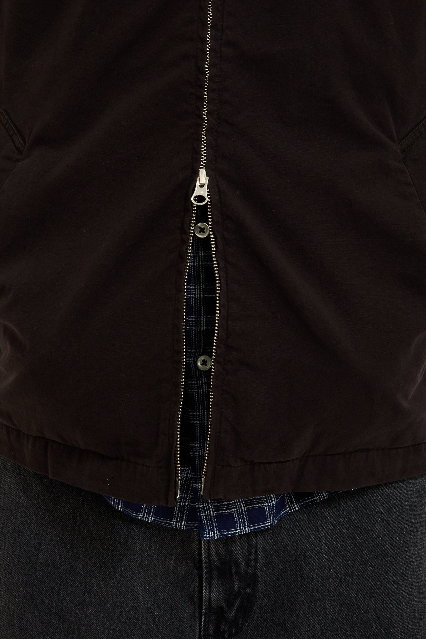 Windcheater Jacket Summer Canvas Licorice