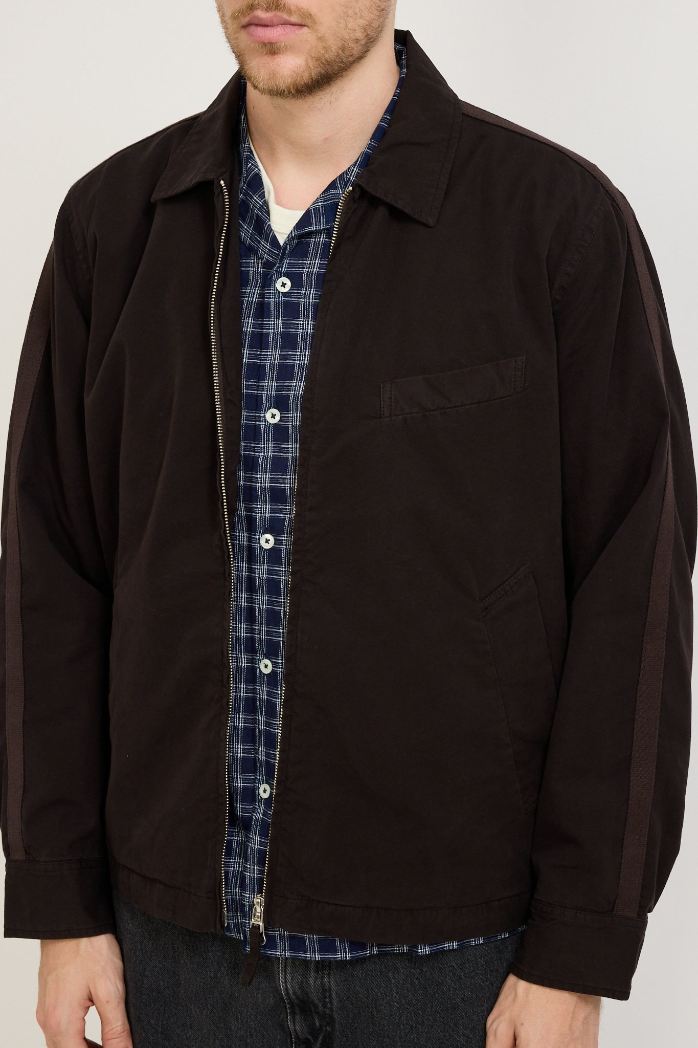 Windcheater Jacket Summer Canvas Licorice