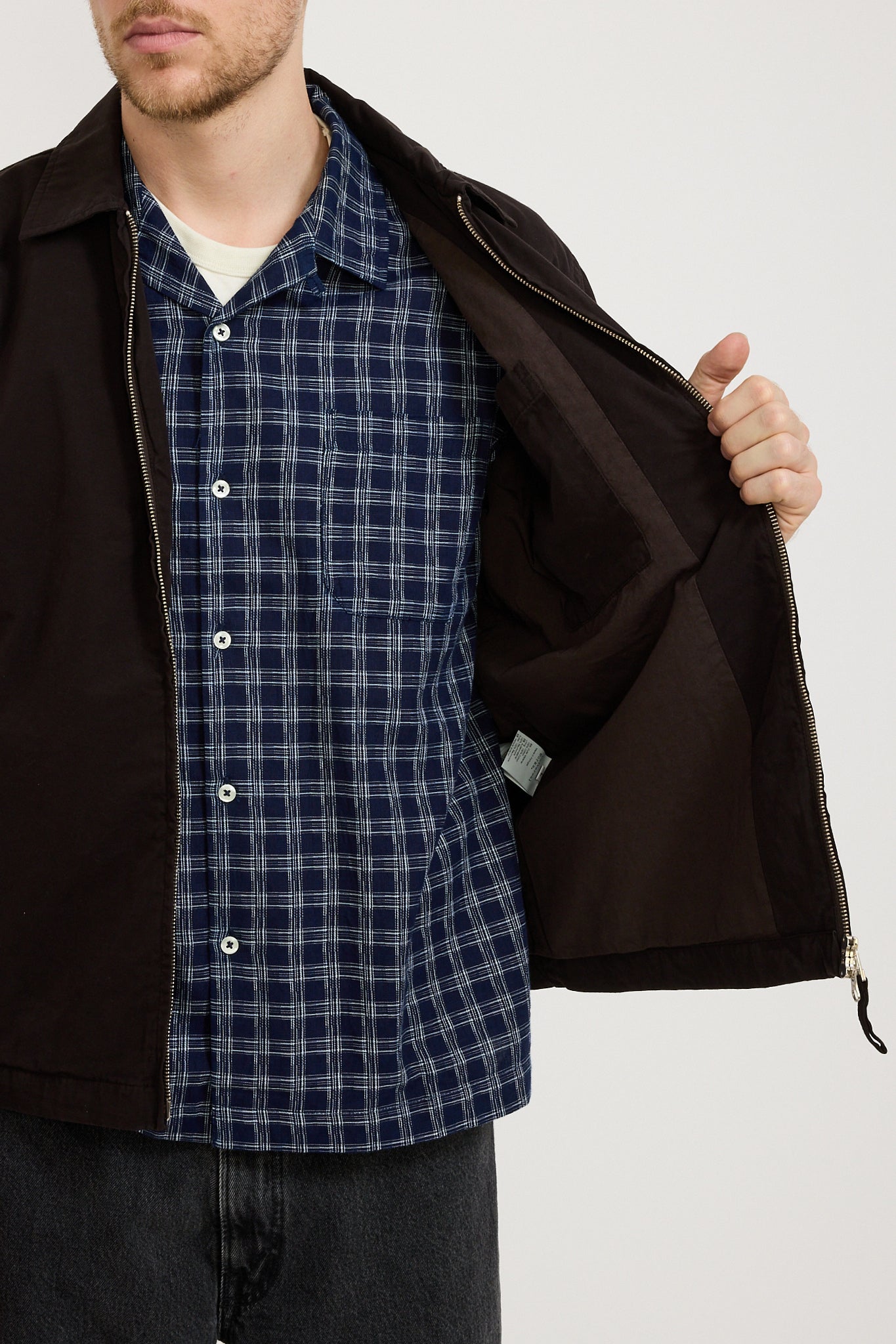 Windcheater Jacket Summer Canvas Licorice