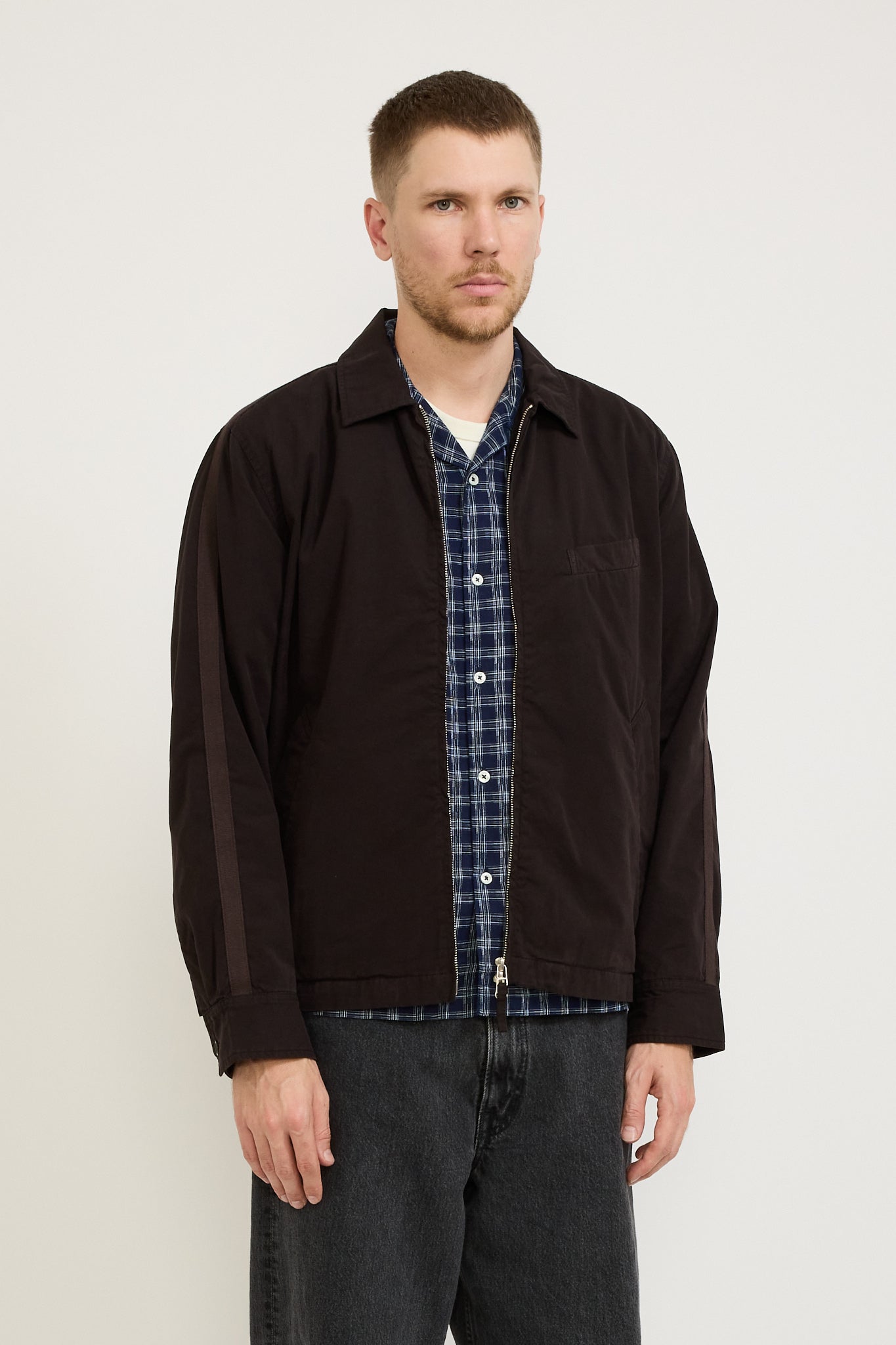 Windcheater Jacket Summer Canvas Licorice