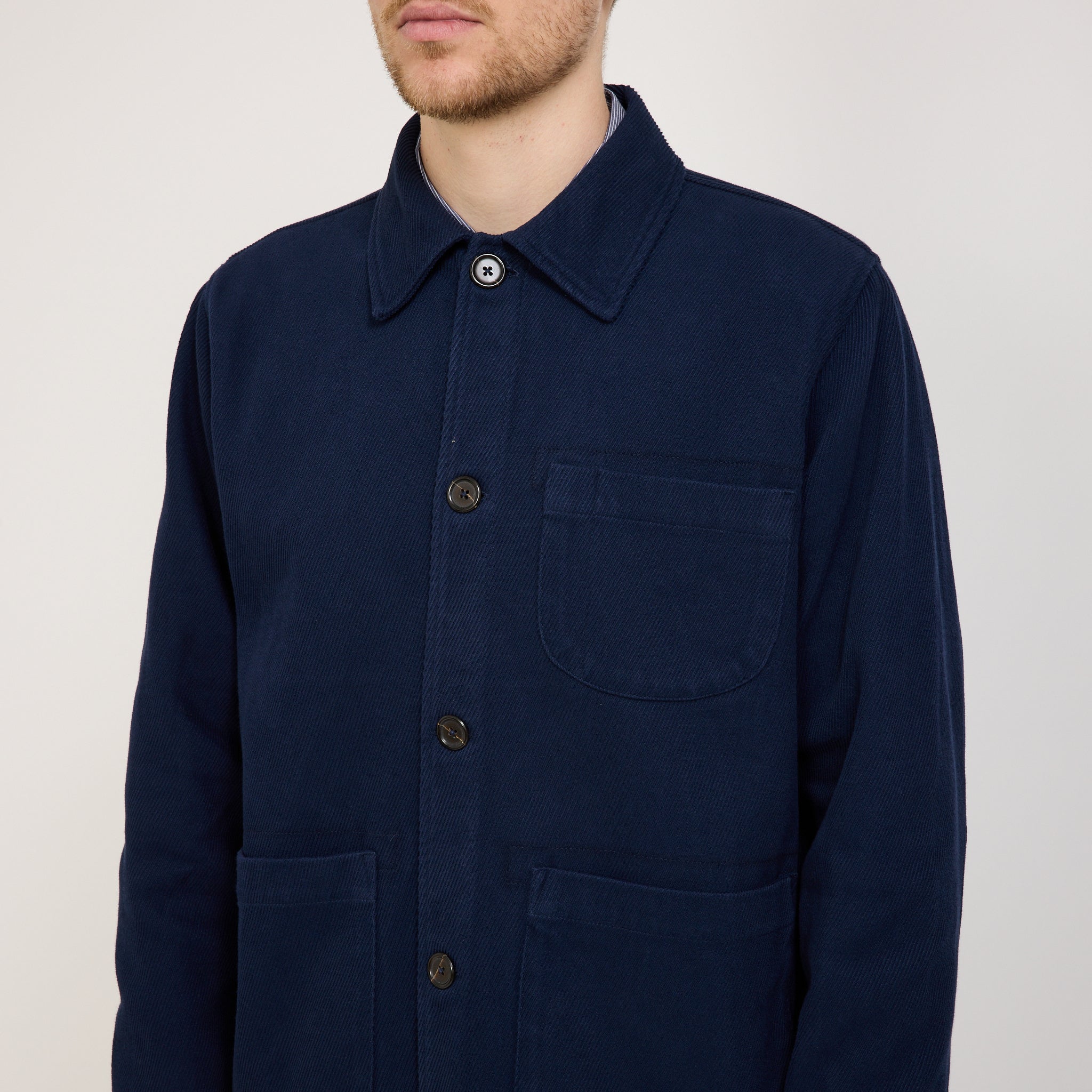 Universal Works | Field Jacket Super Twill Navy | Maplestore