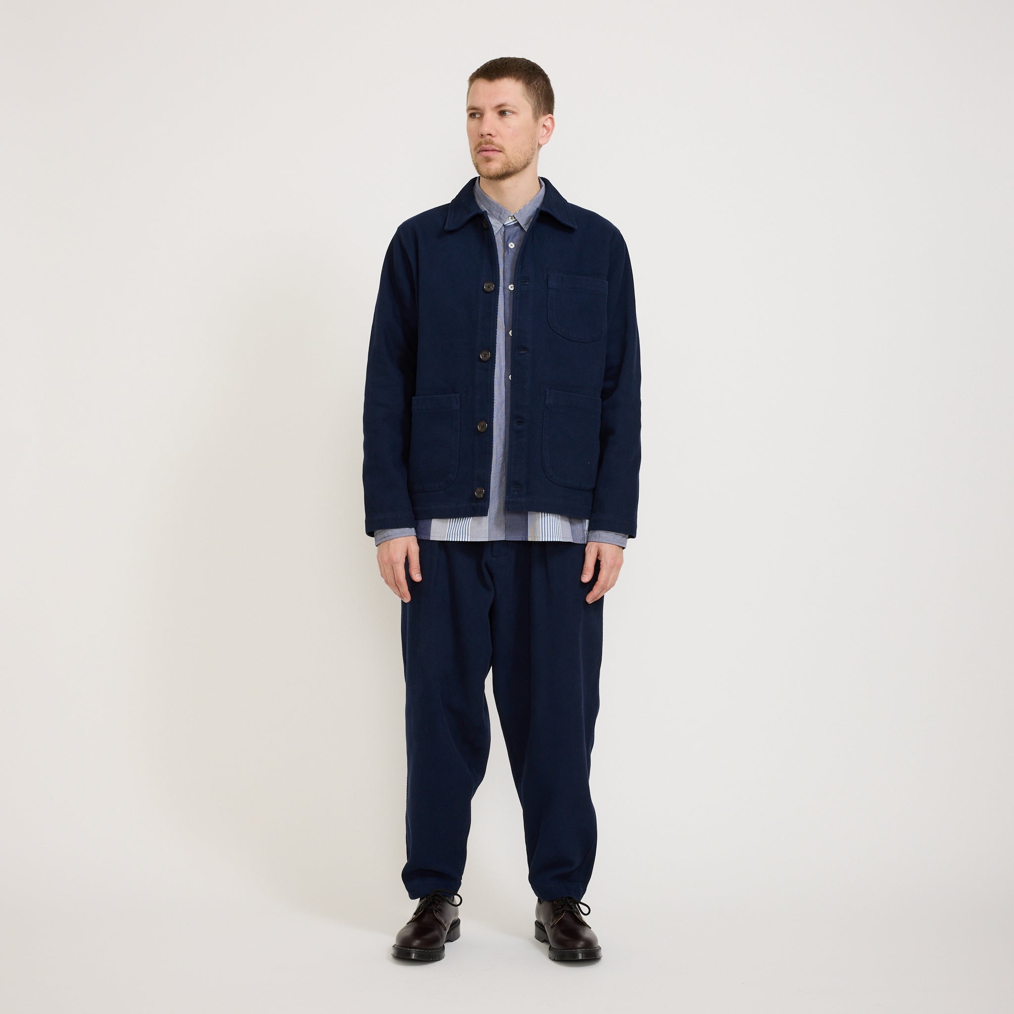 Universal Works | Field Jacket Super Twill Navy | Maplestore
