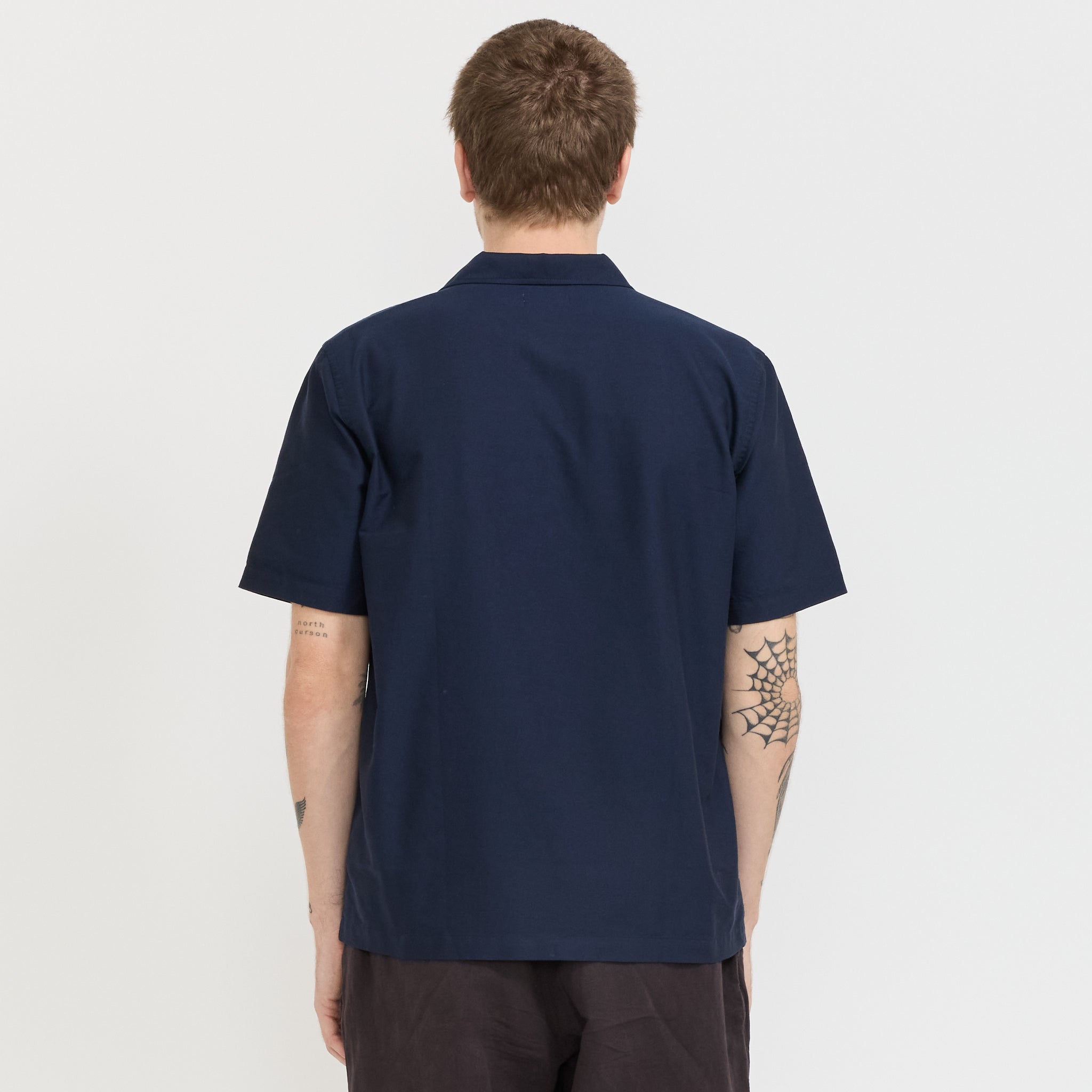 Universal Works | Tropicana Oxford Shirt Navy | Maplestore