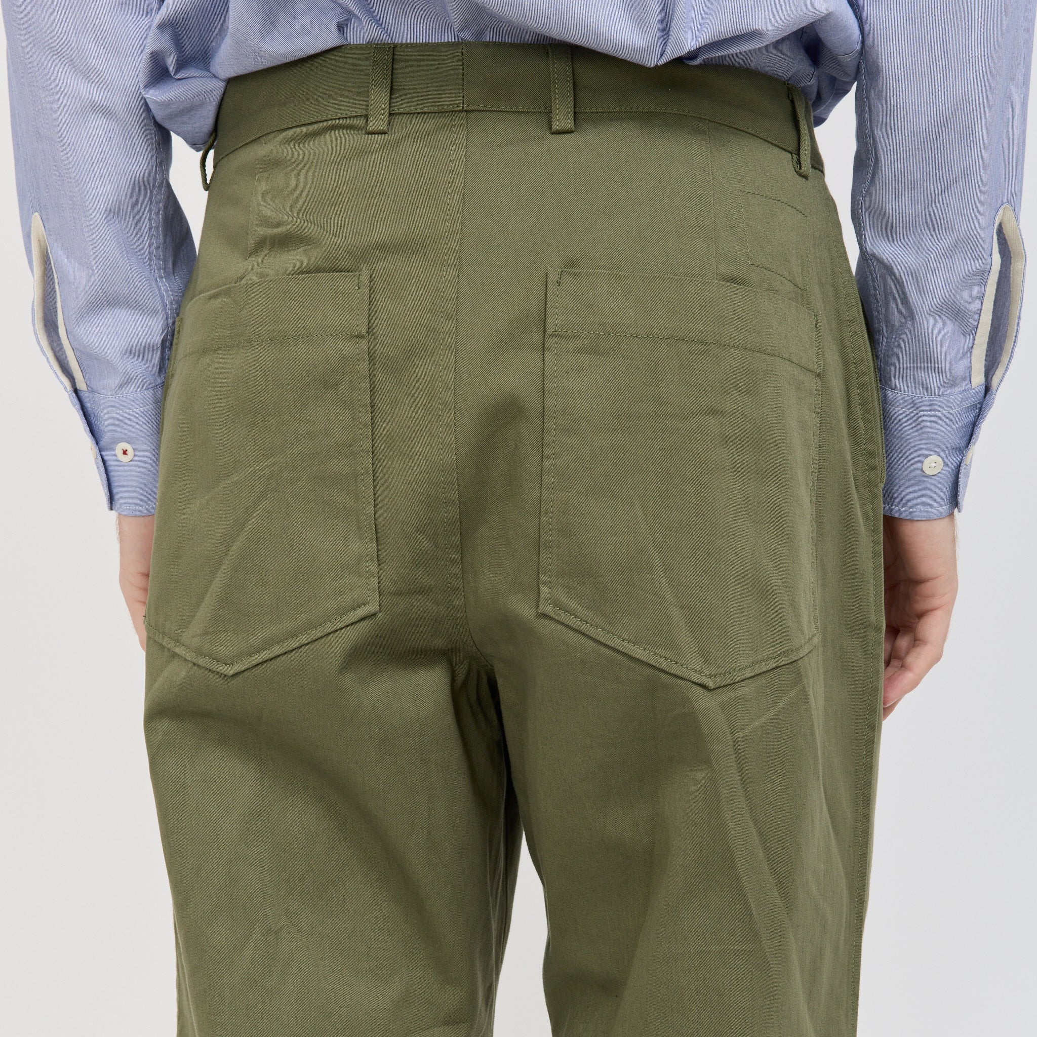 Duke Pant Twill Light Olive