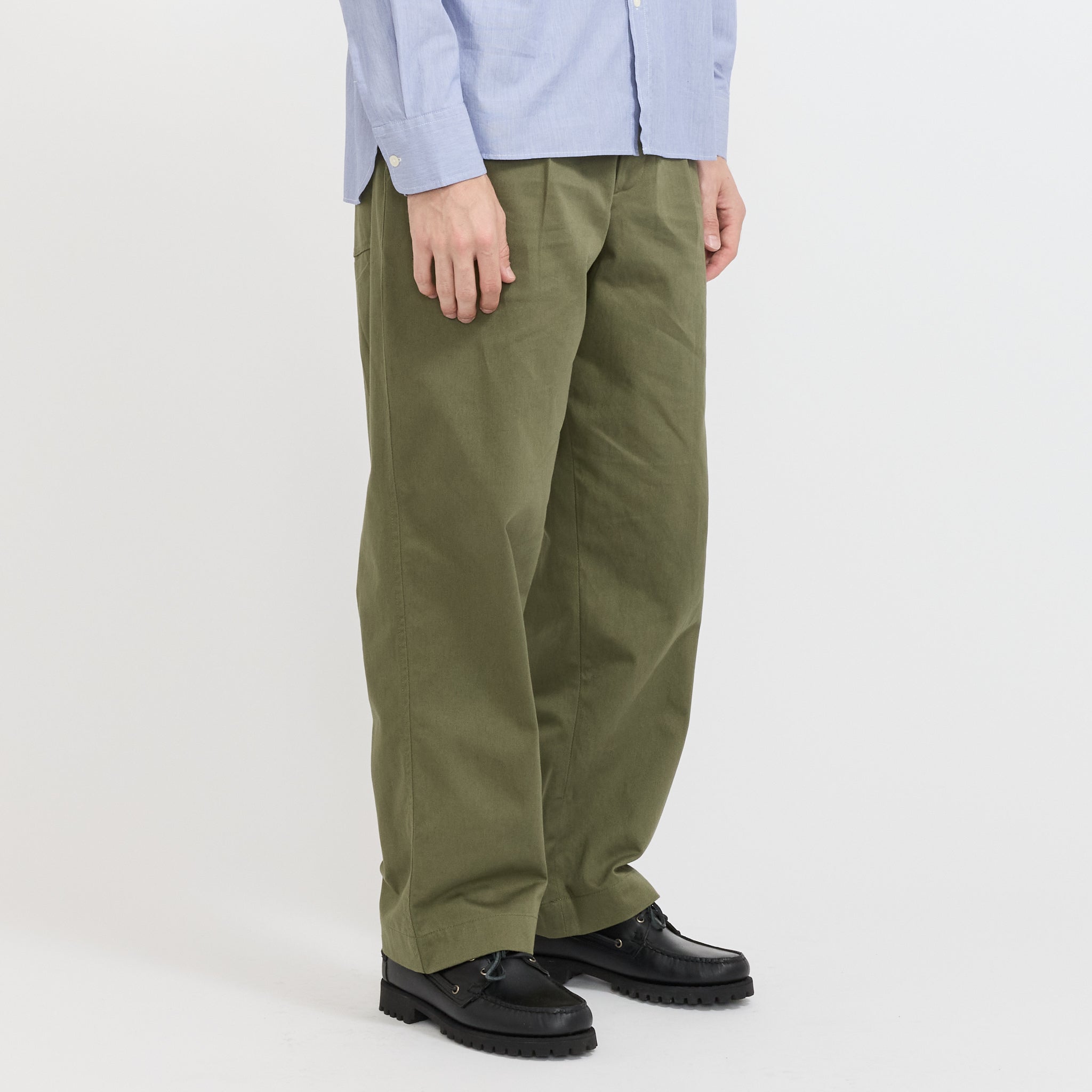 Duke Pant Twill Light Olive