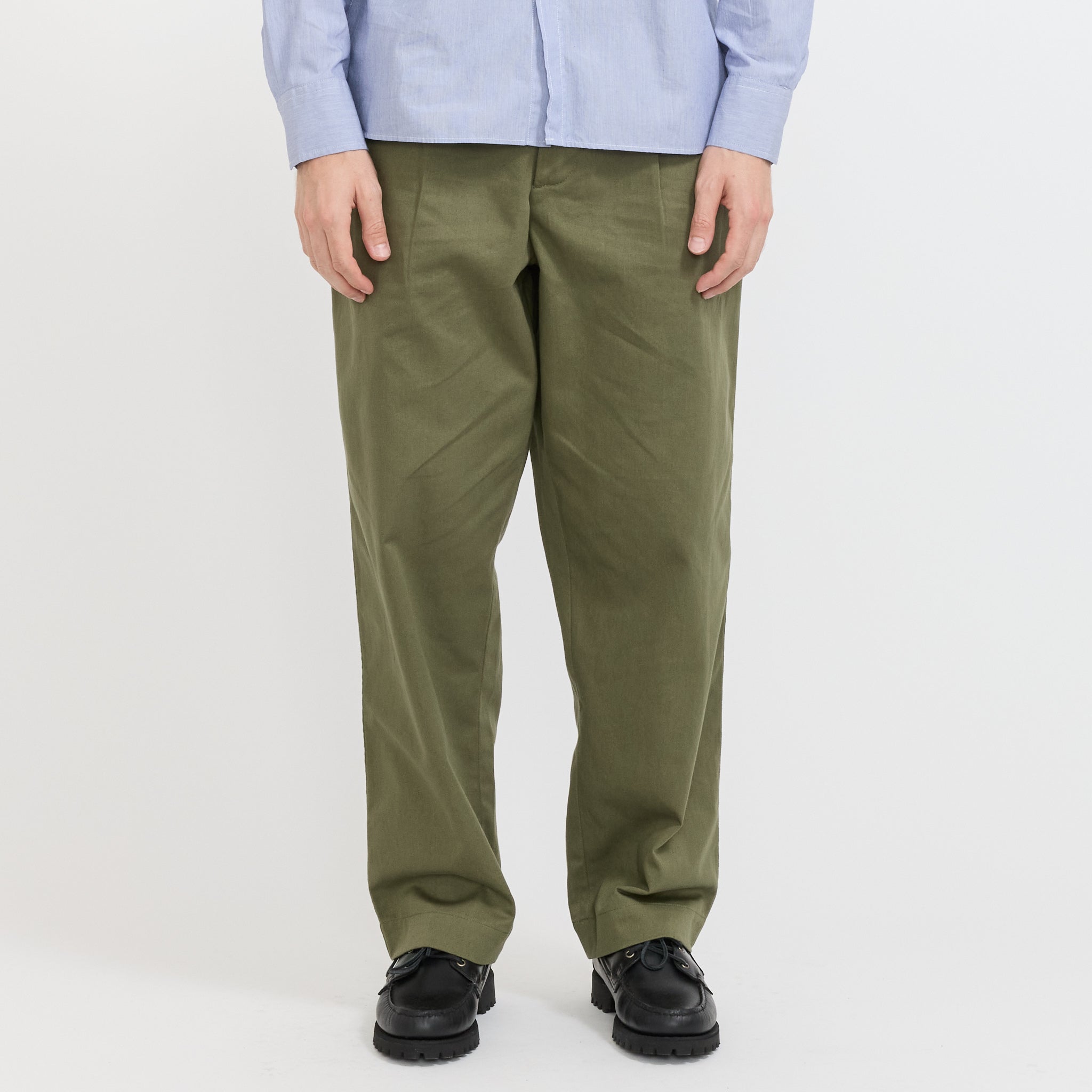 Duke Pant Twill Light Olive