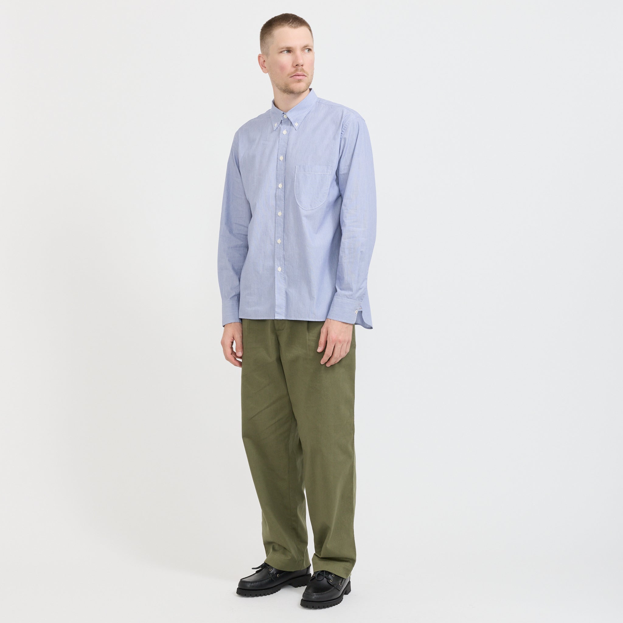 Duke Pant Twill Light Olive