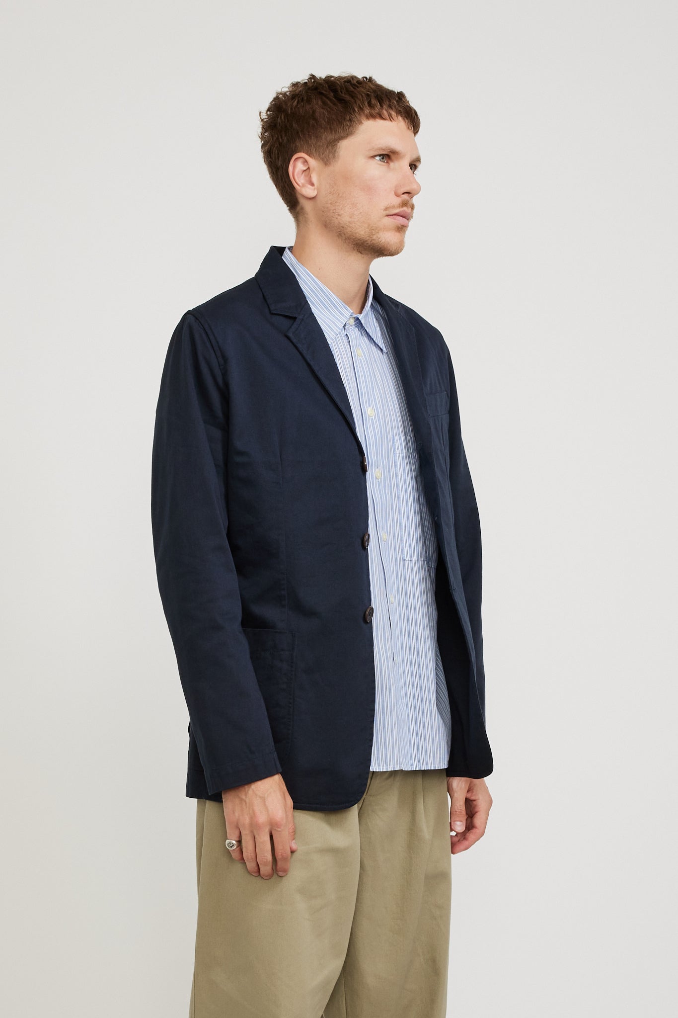 Universal Works | London Jacket Navy Twill | Maplestore