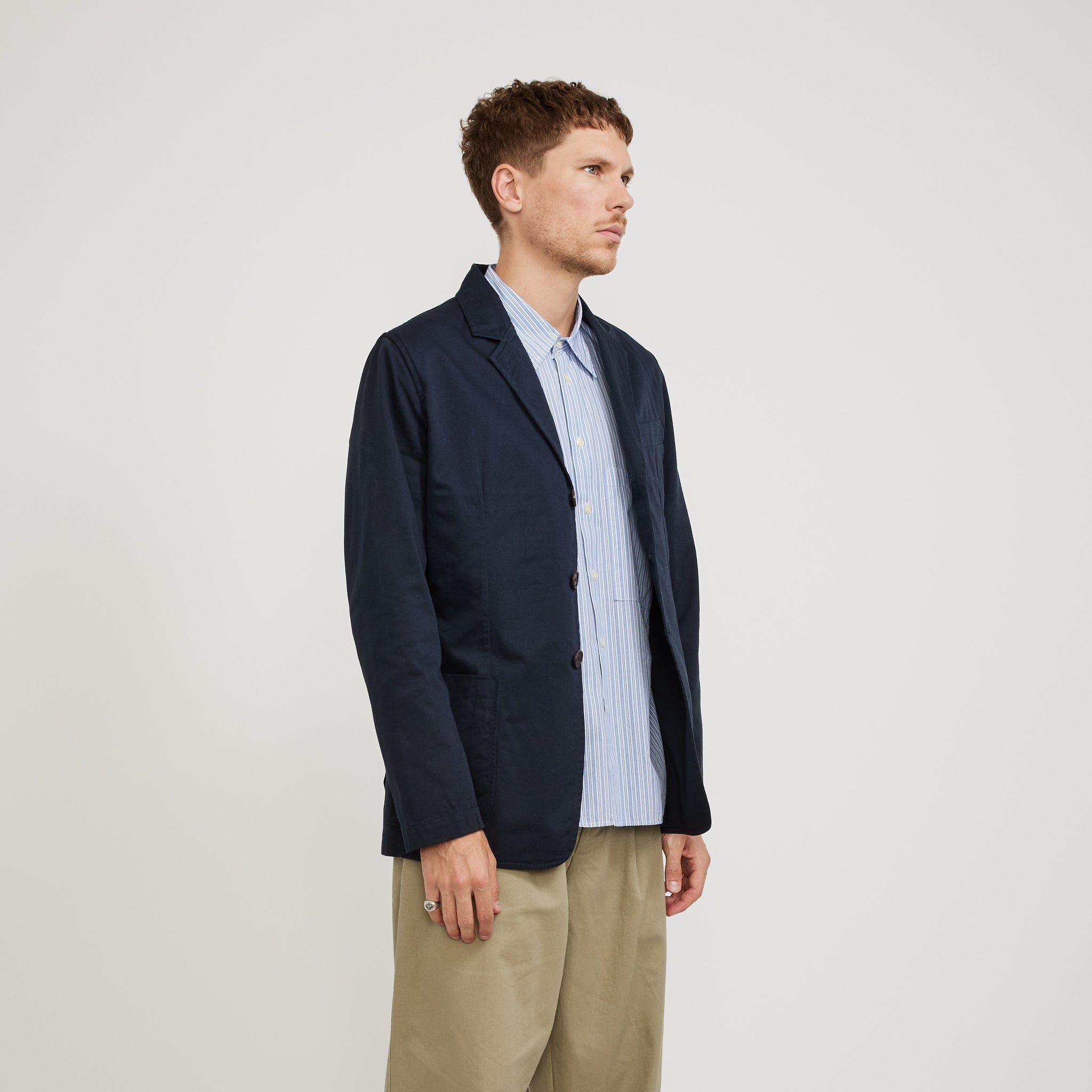 Universal Works | London Jacket Navy Twill | Maplestore