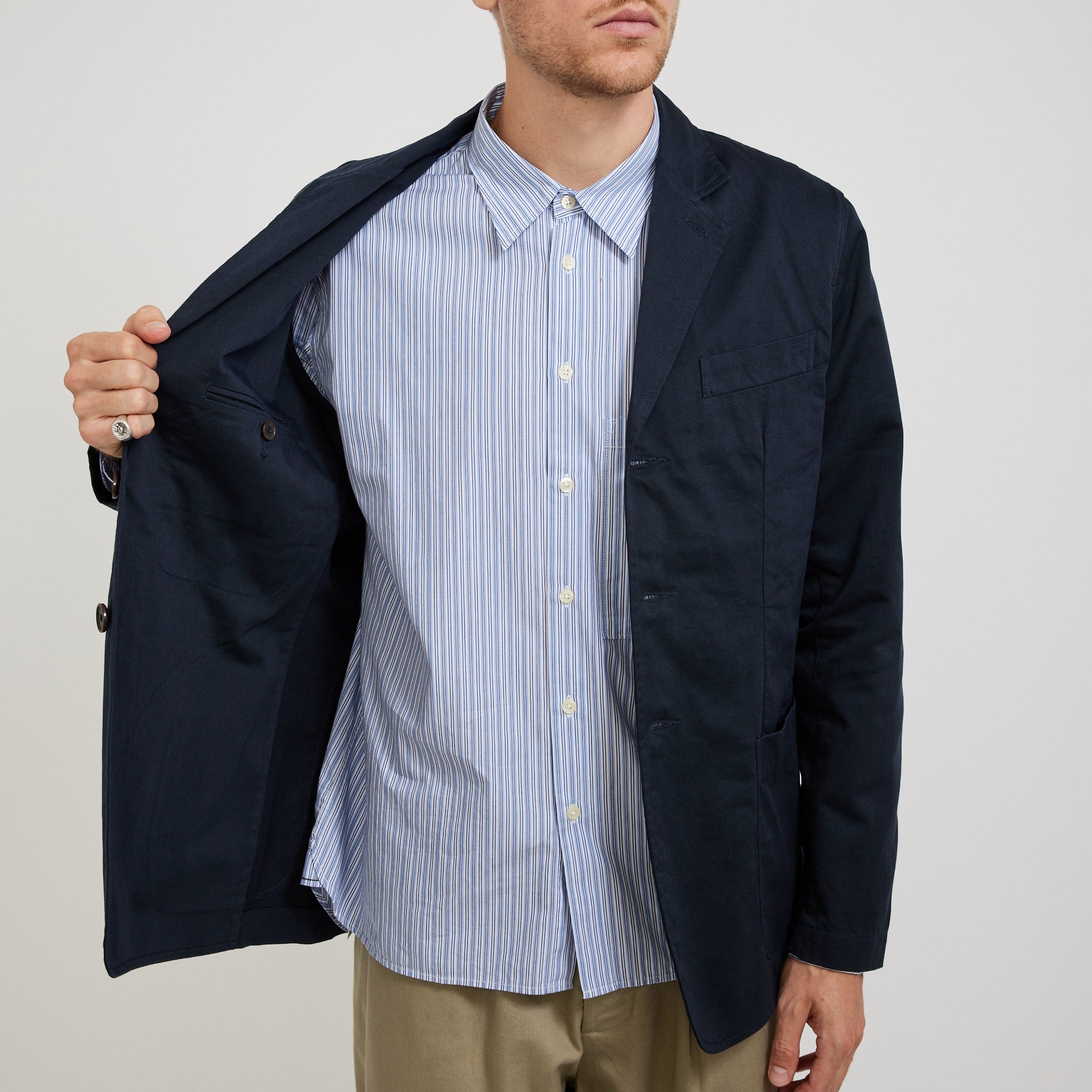 Universal Works | London Jacket Navy Twill | Maplestore