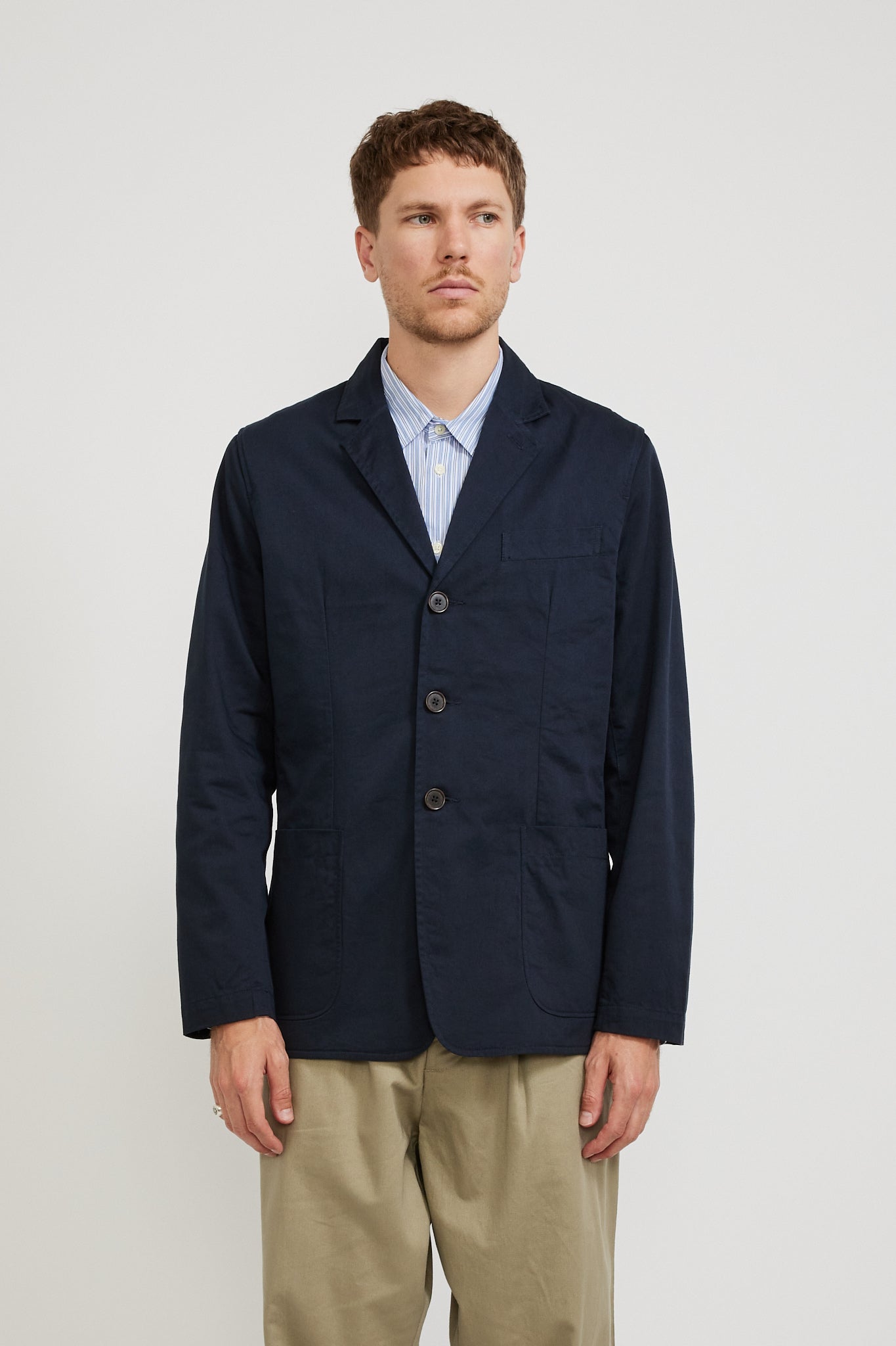 Universal Works | London Jacket Navy Twill | Maplestore