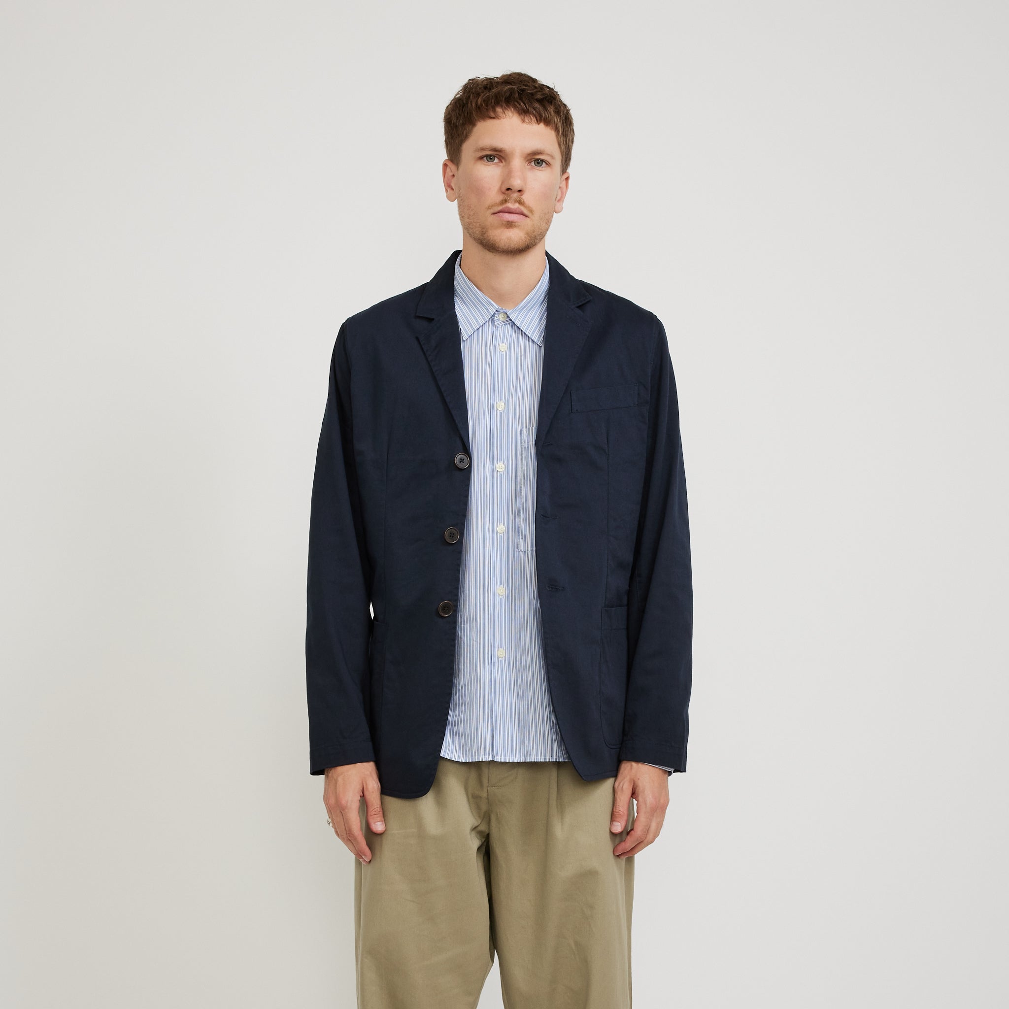 Universal Works | London Jacket Navy Twill | Maplestore
