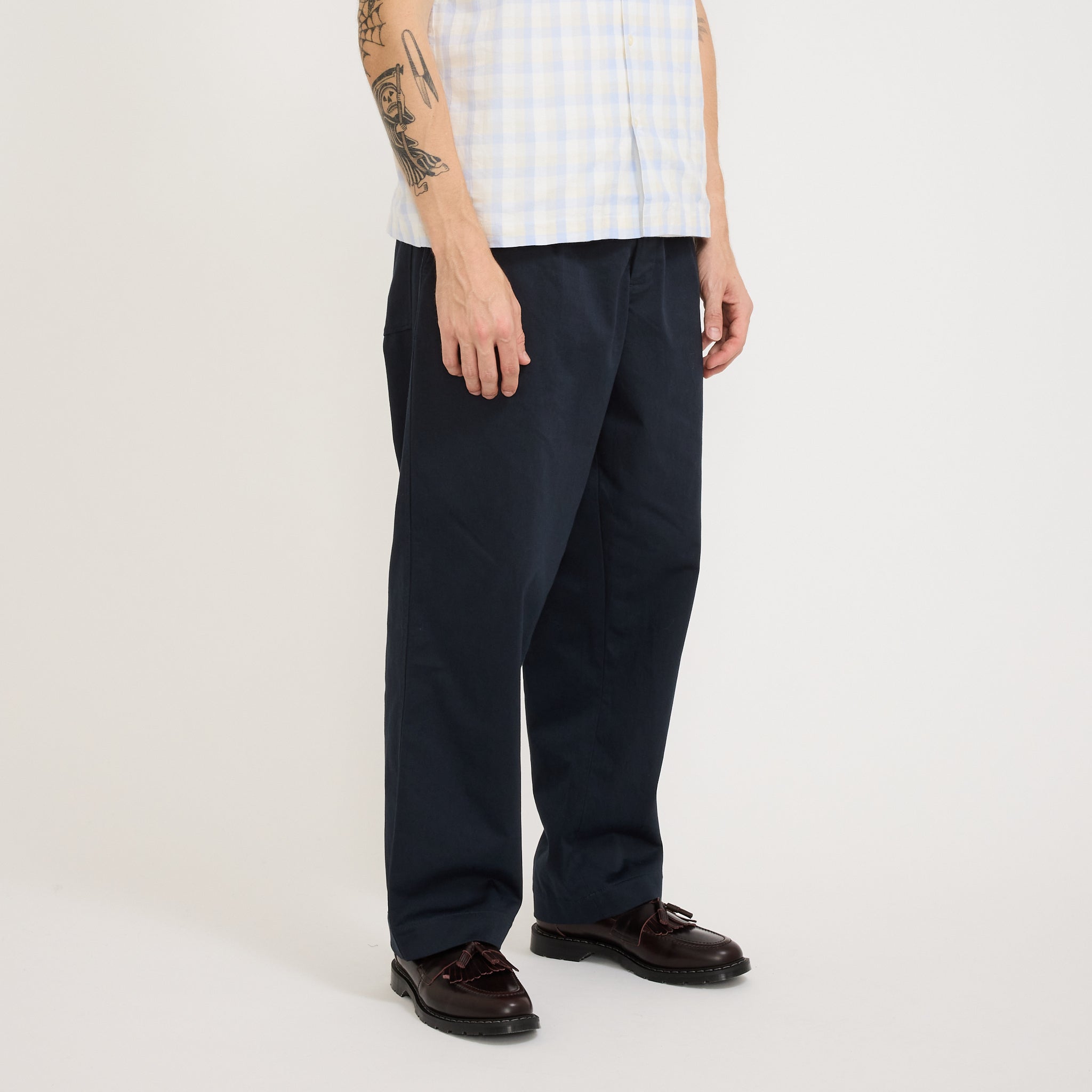 Universal Works | Duke Pant Twill Navy | Maplestore