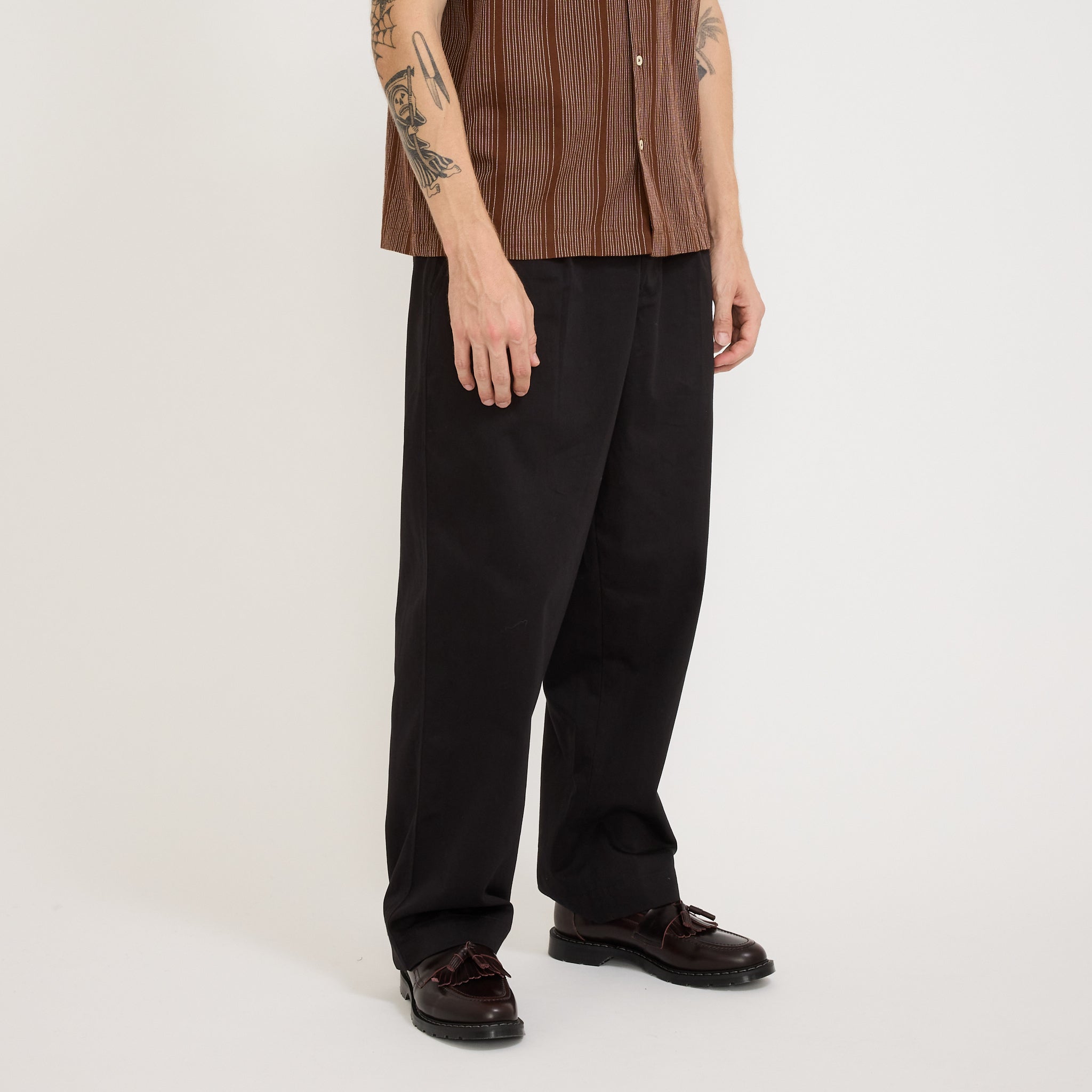 Universal Works | Duke Pant Twill Black | Maplestore