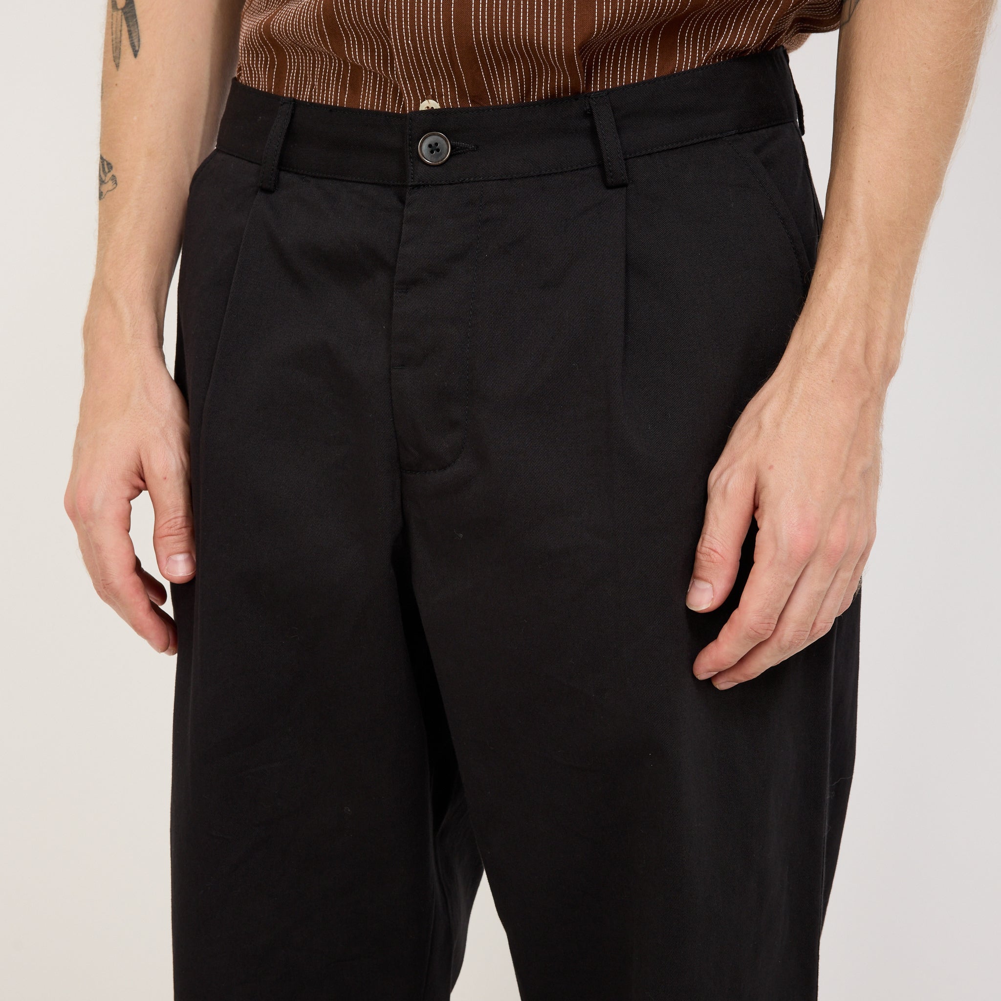 Universal Works | Duke Pant Twill Black | Maplestore