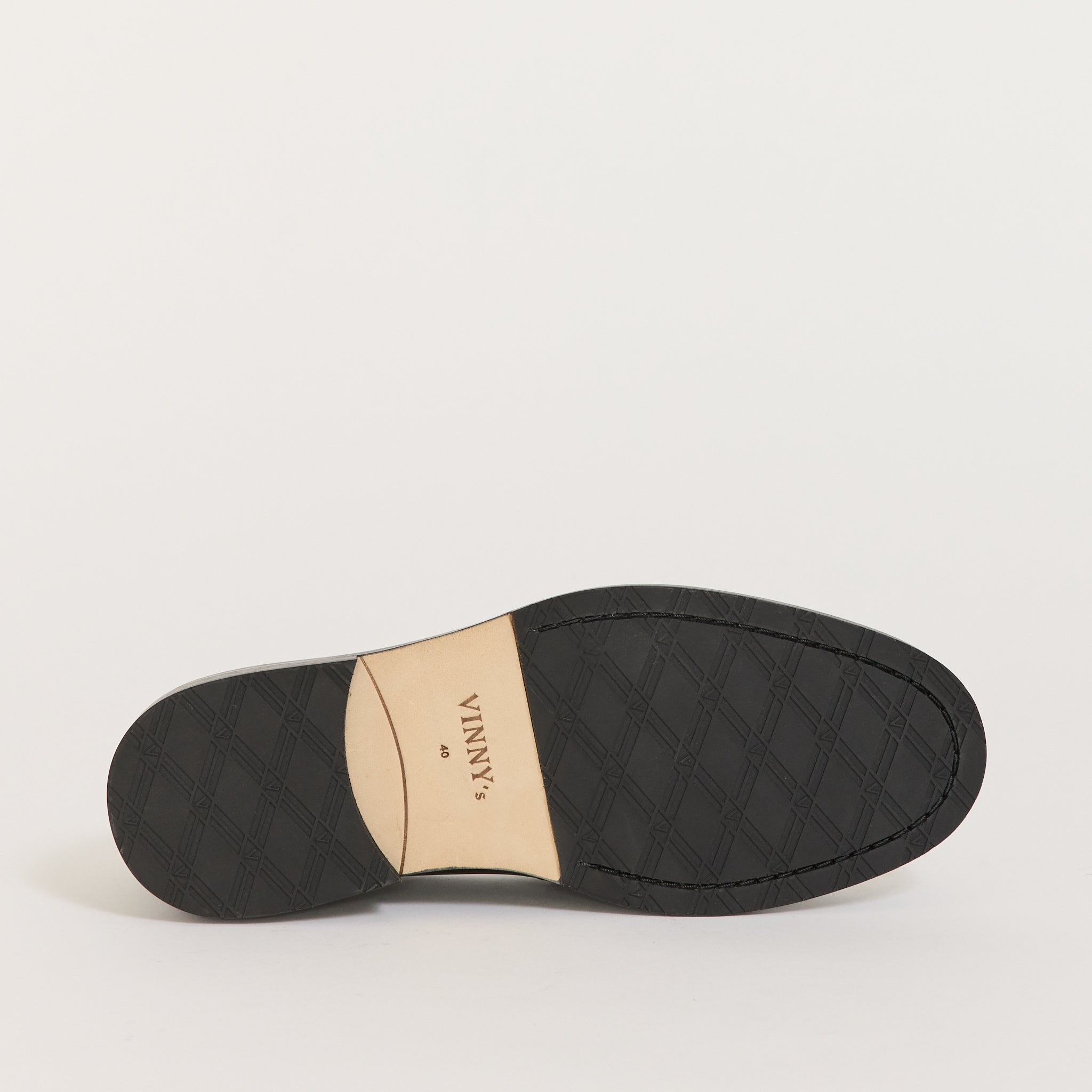 Townee Penny Loafer Black Polido Leather Womens