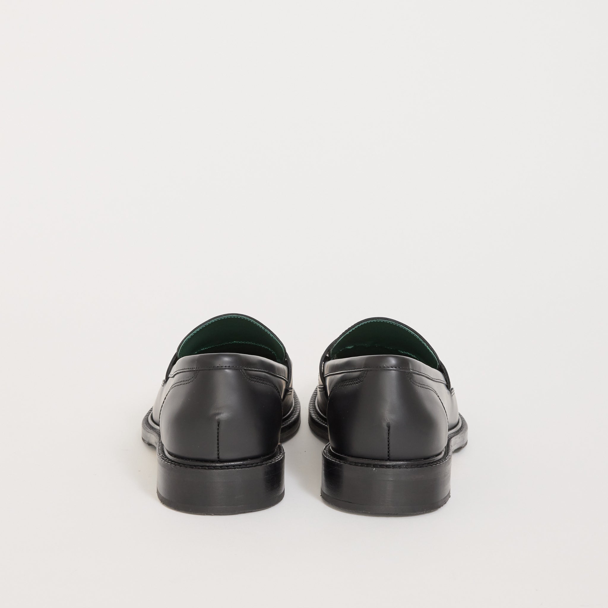 Townee Penny Loafer Black Polido Leather