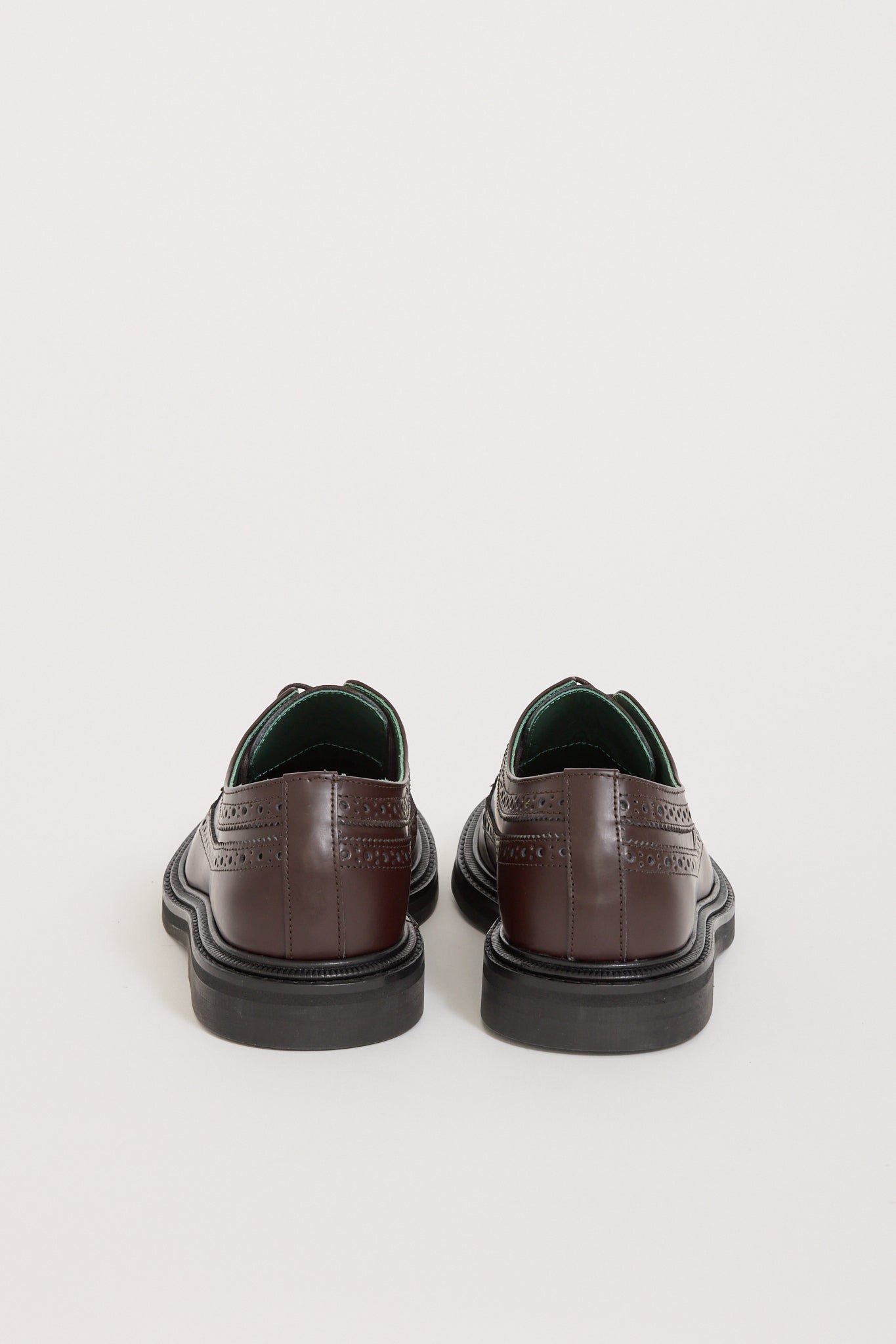 Vinny's | Vinnee Brogue Shoe Burgundy Polido Leather | Maplestore