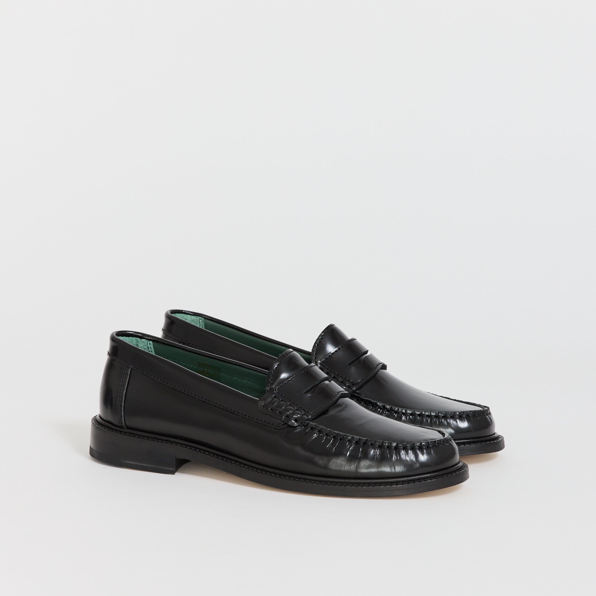 Yardee Mocassin Loafer Black Polido Leather