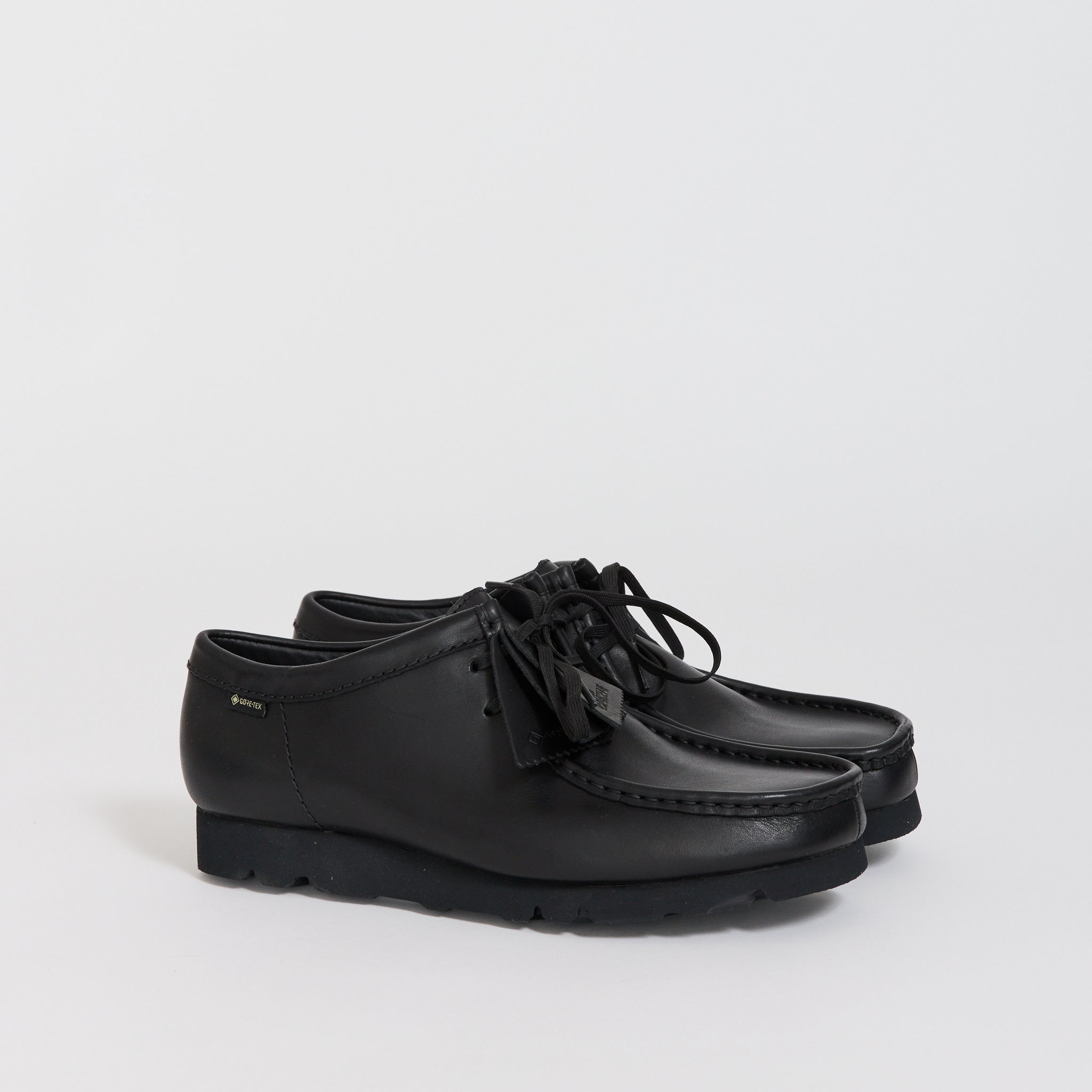Wallabee GTX Black/Black Leather | Clarks Mens Footwear | Maplestore