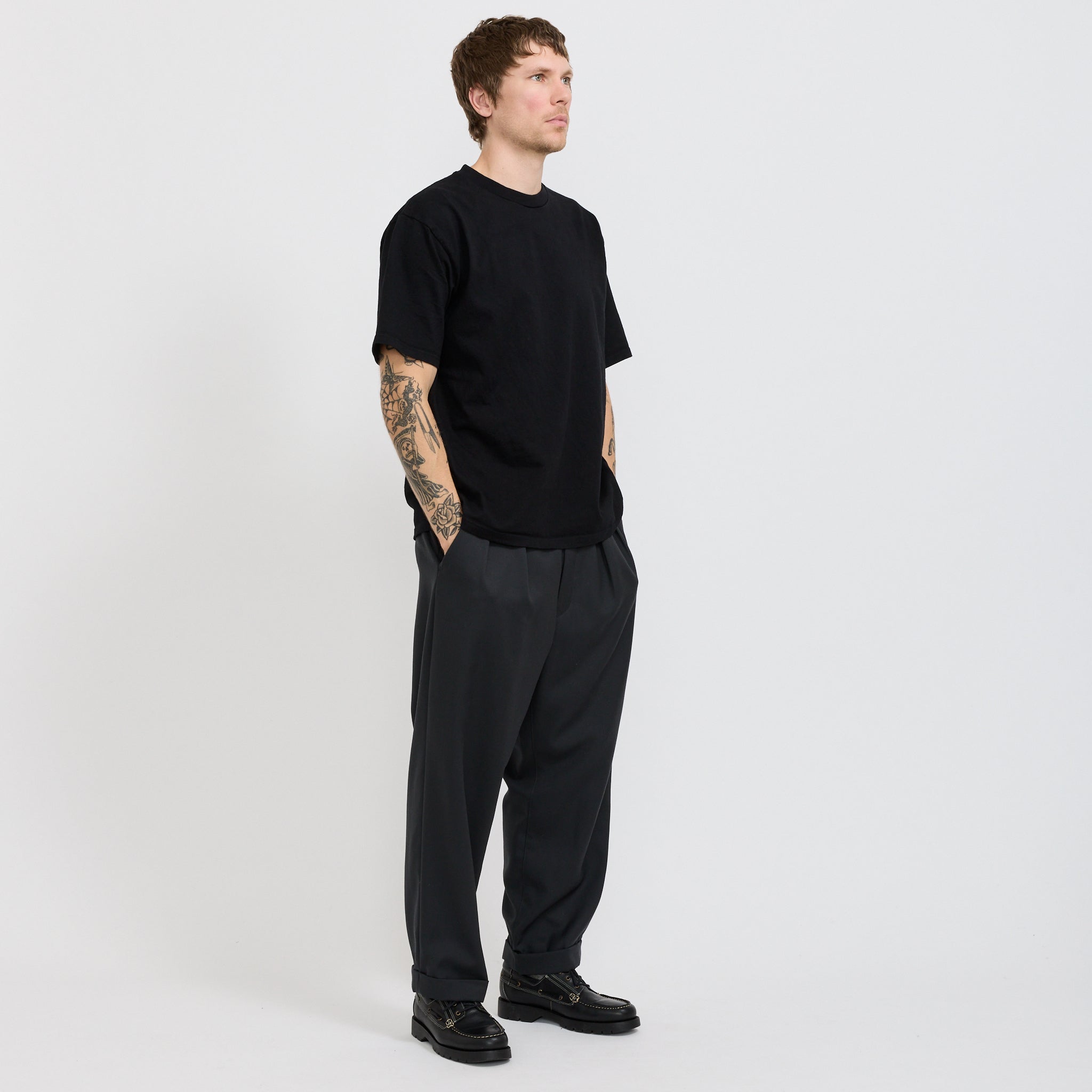 9oz. Tube Tee Black