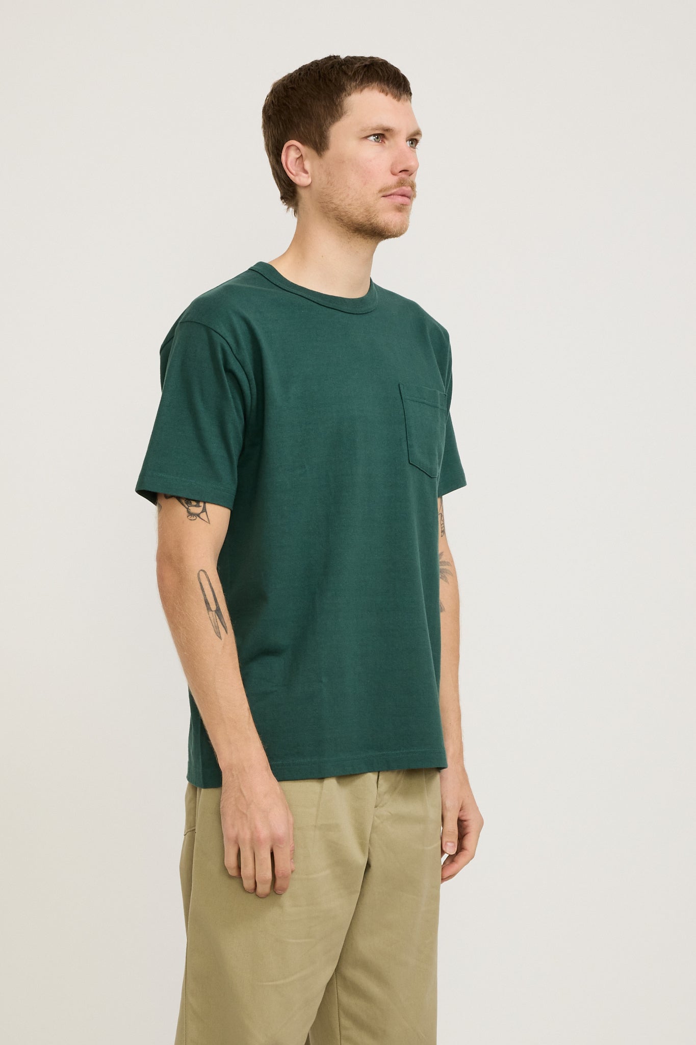 Sugar Cane | Whitesville S/S Pocket Tee Green | Maplestore