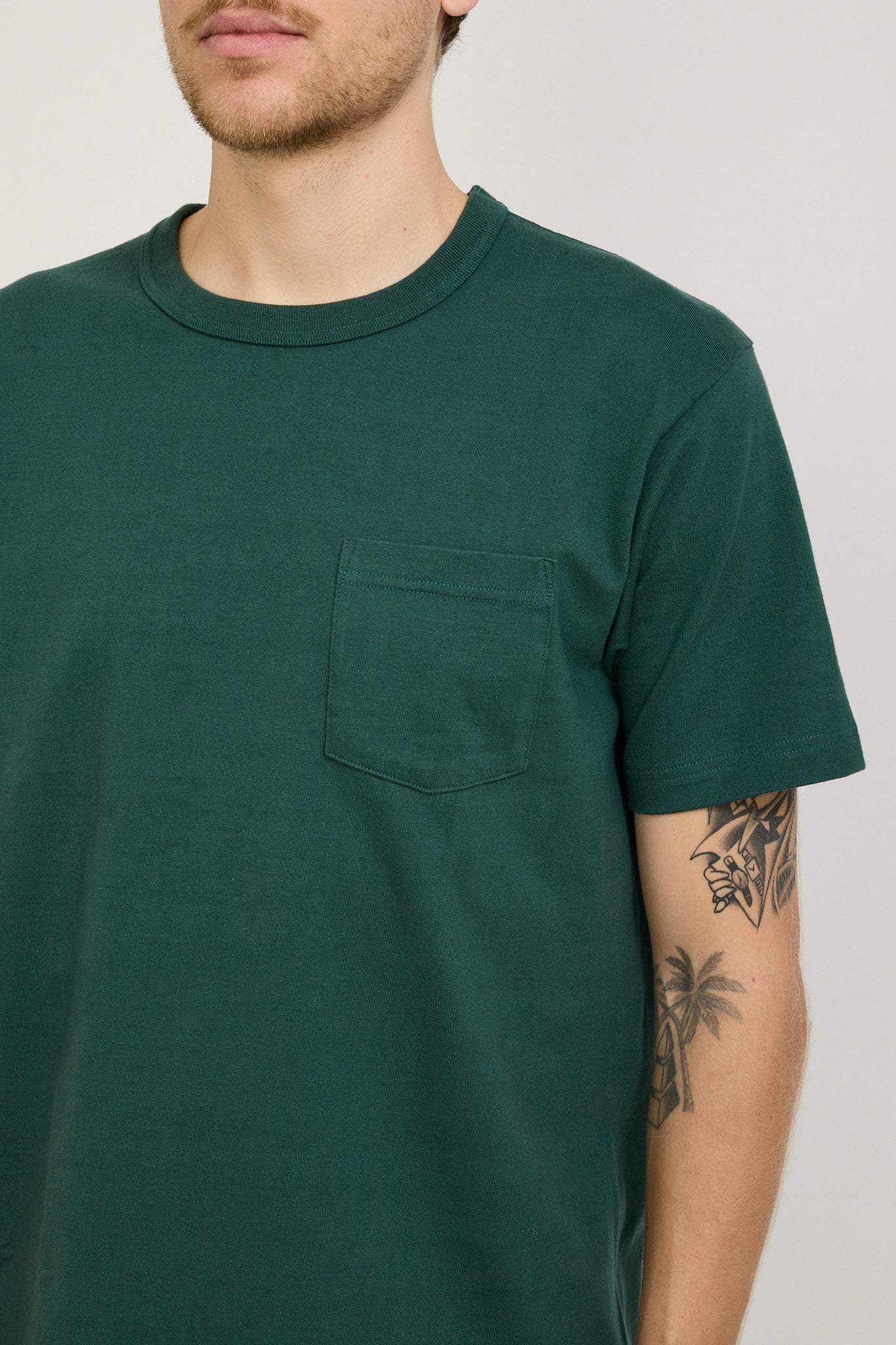 Sugar Cane | Whitesville S/S Pocket Tee Green | Maplestore