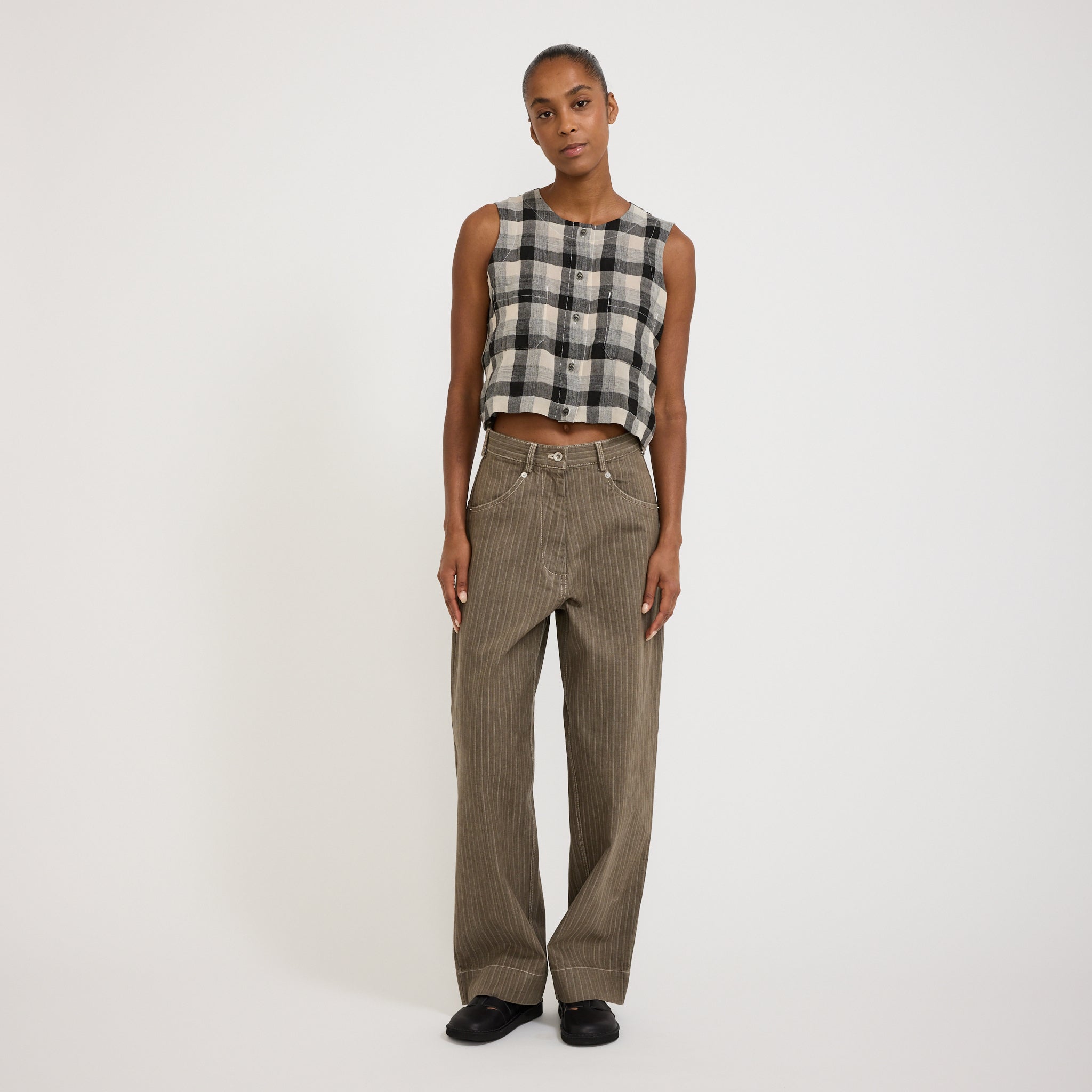 Naa Shirt Grey Check