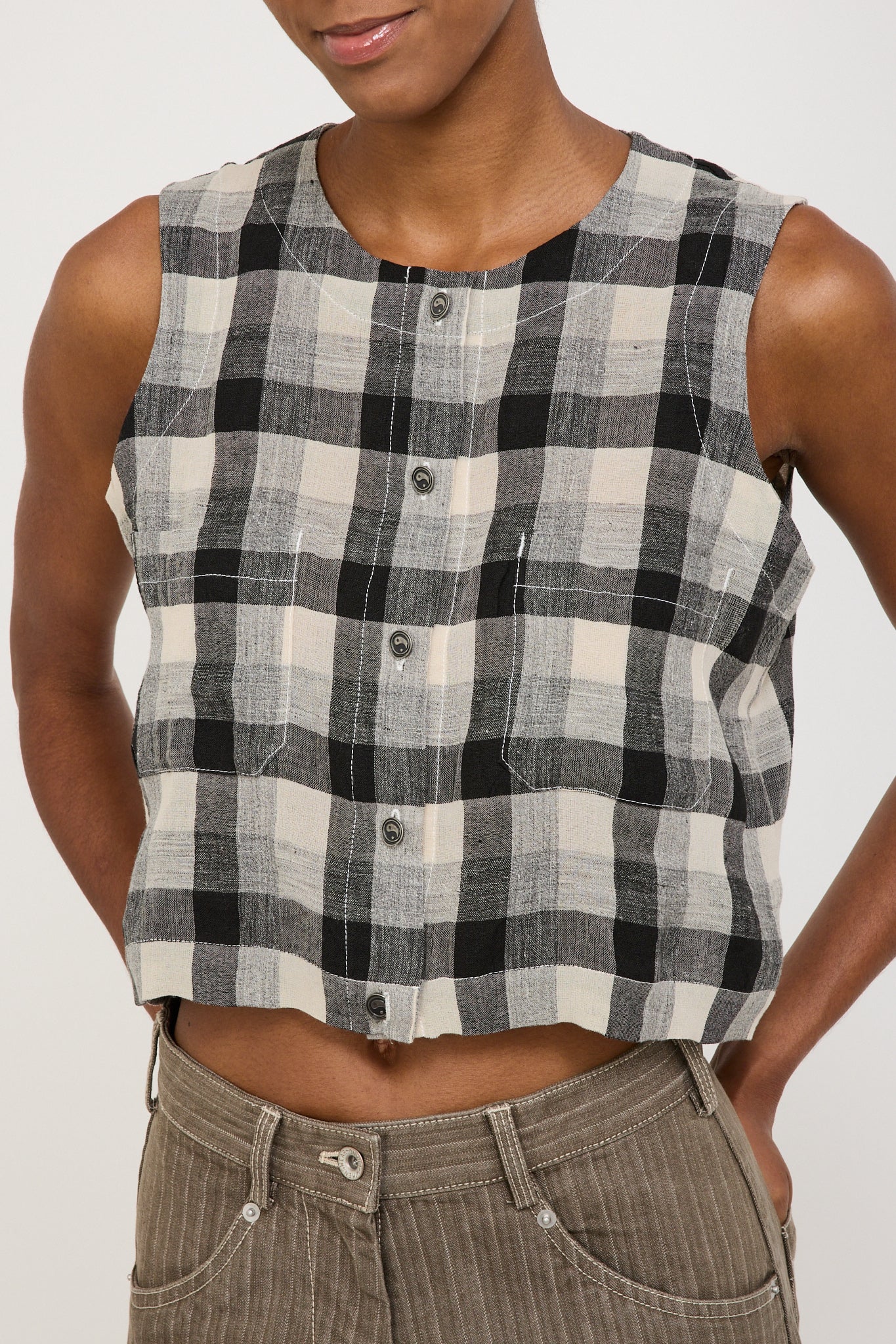 Naa Shirt Grey Check