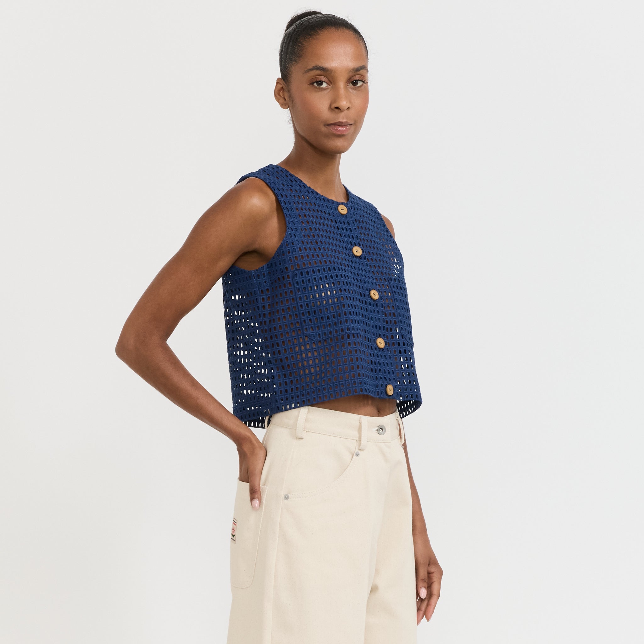 Wmenswear | Naa Shirt Indigo | Maplestore