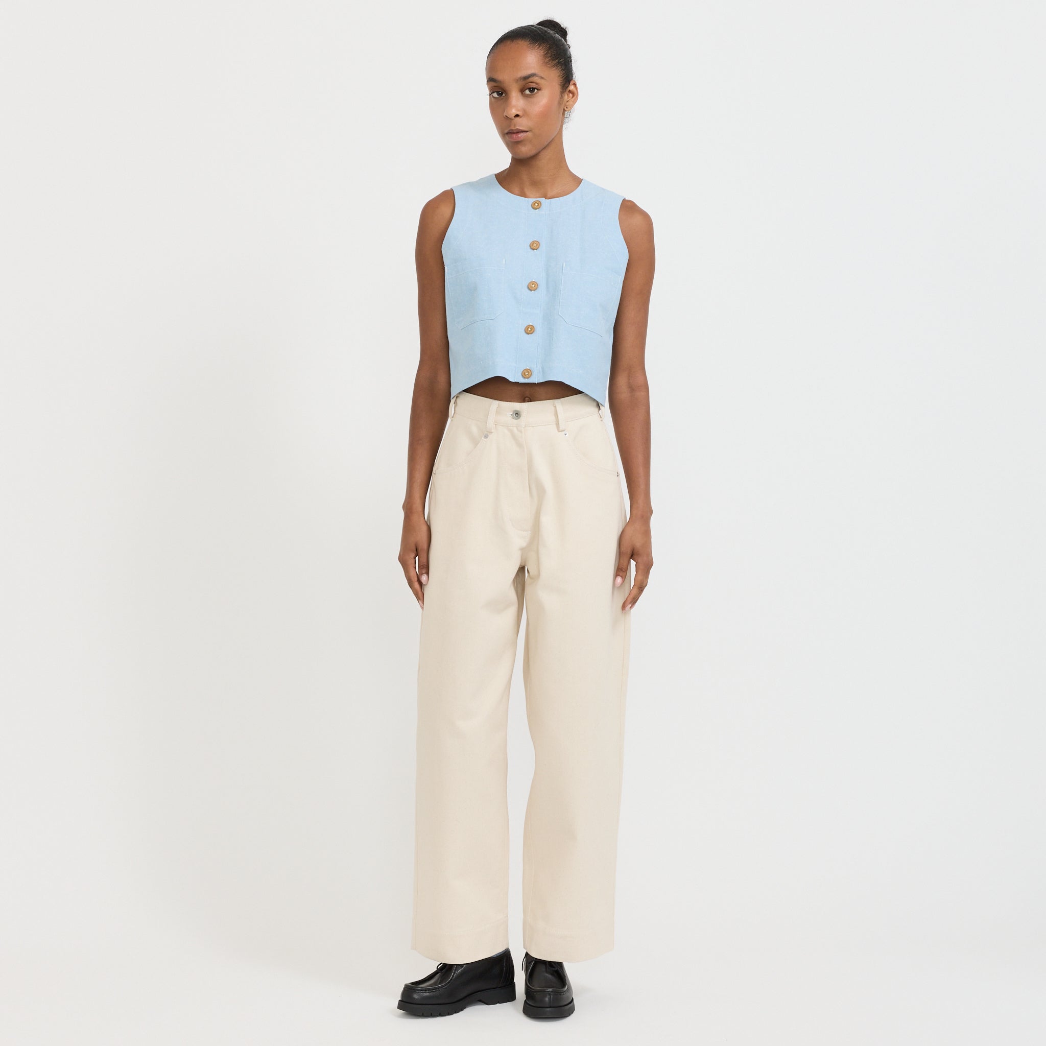 Wmenswear | Wendy Trouser Ecru | Maplestore