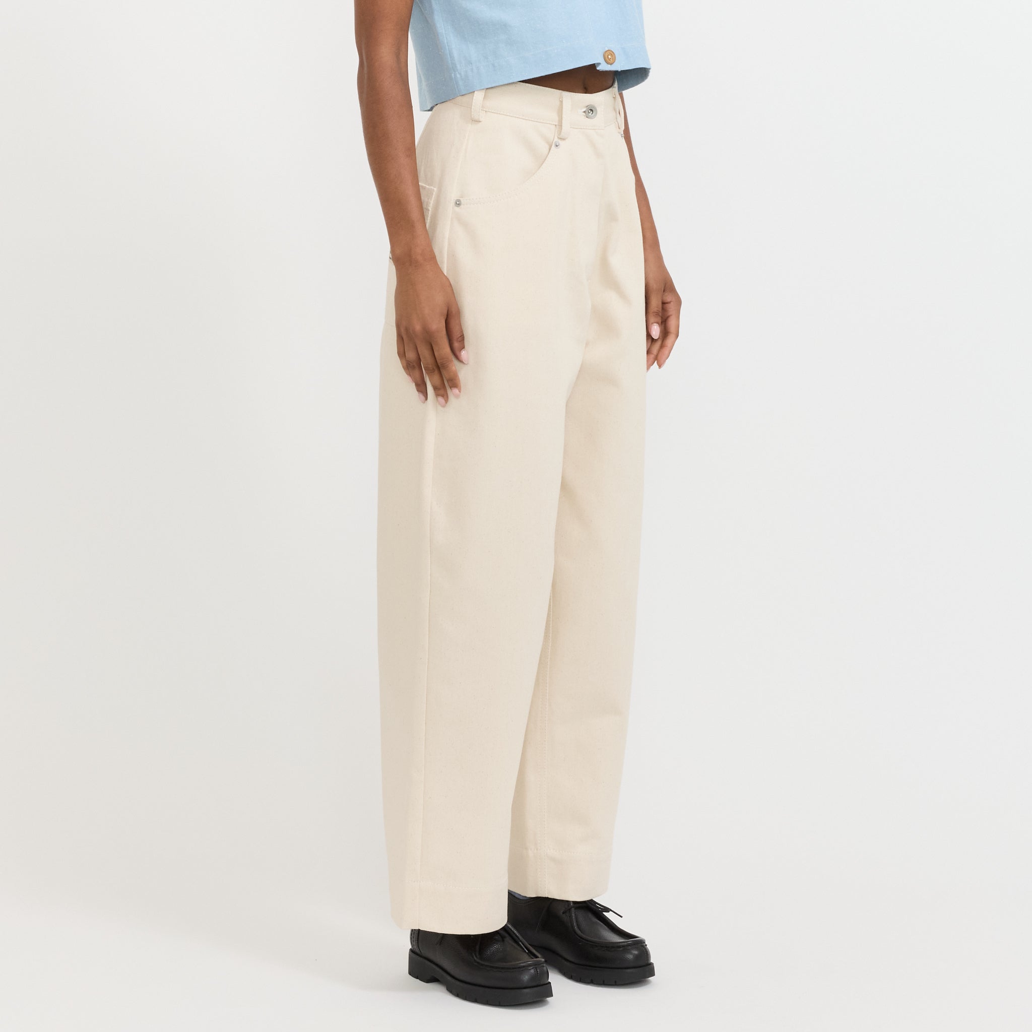 Wmenswear | Wendy Trouser Ecru | Maplestore