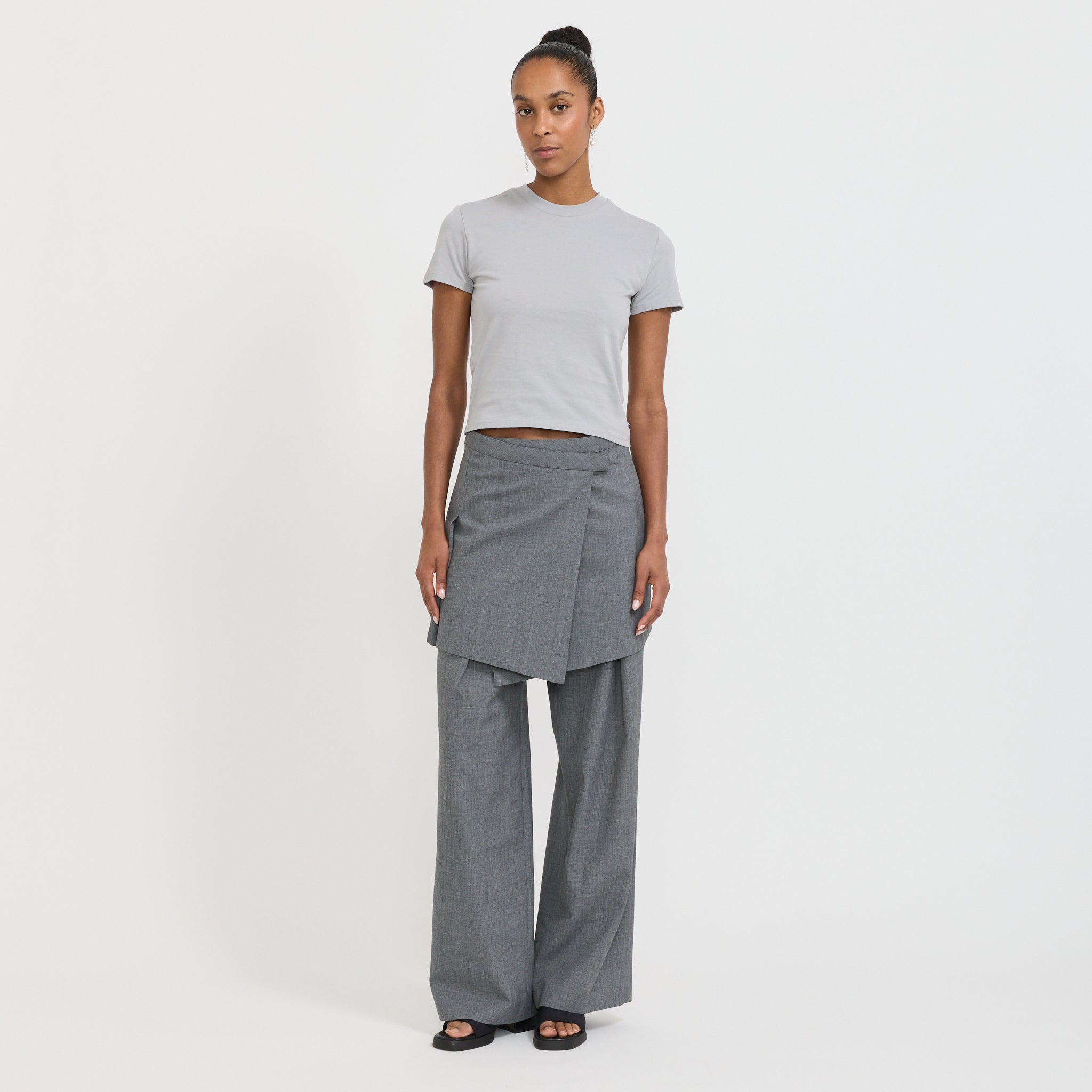 Won Hundred | Juli Skirt Grey Melange | Maplestore