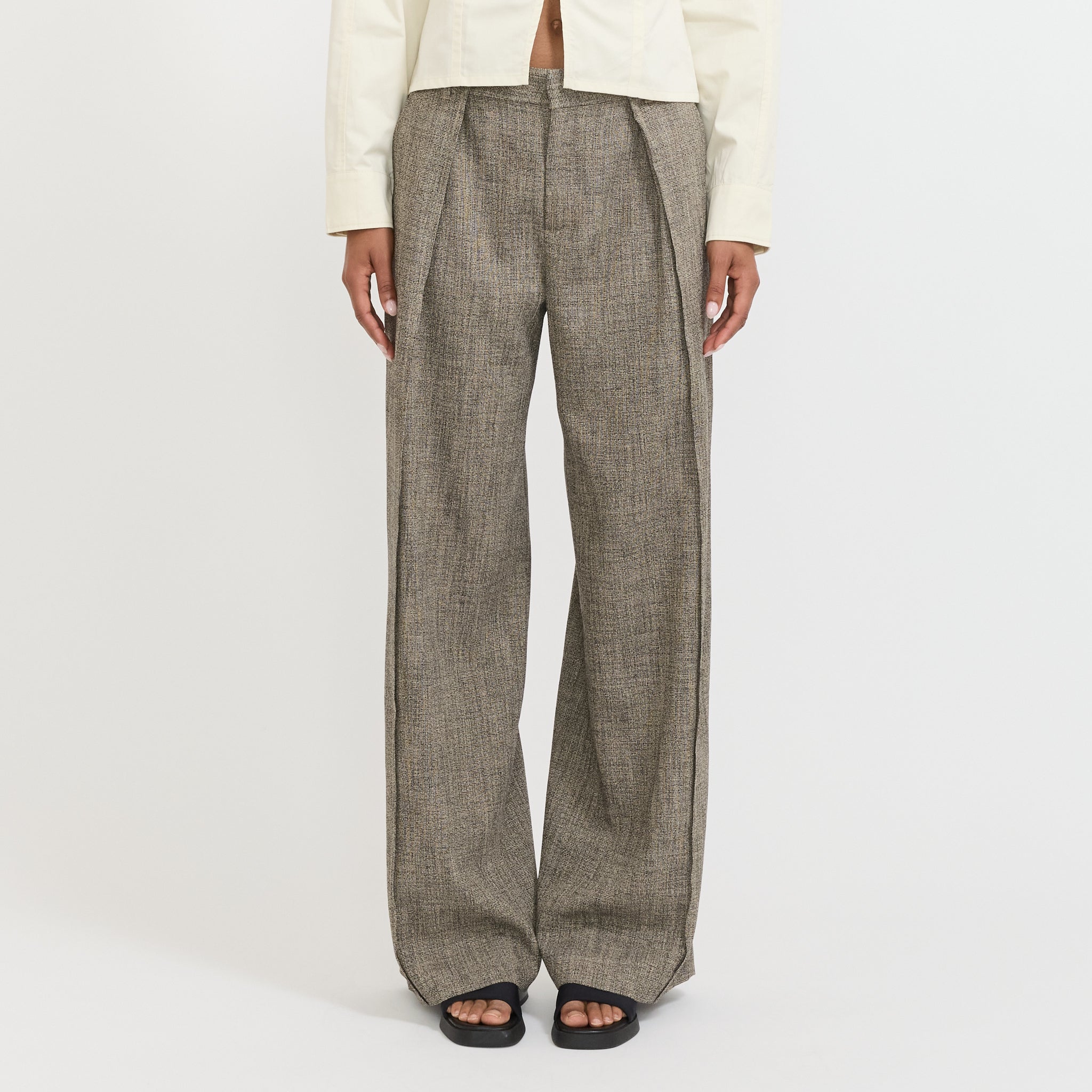 Won Hundred | Kila Trousers Salt and Pepper | Maplestore
