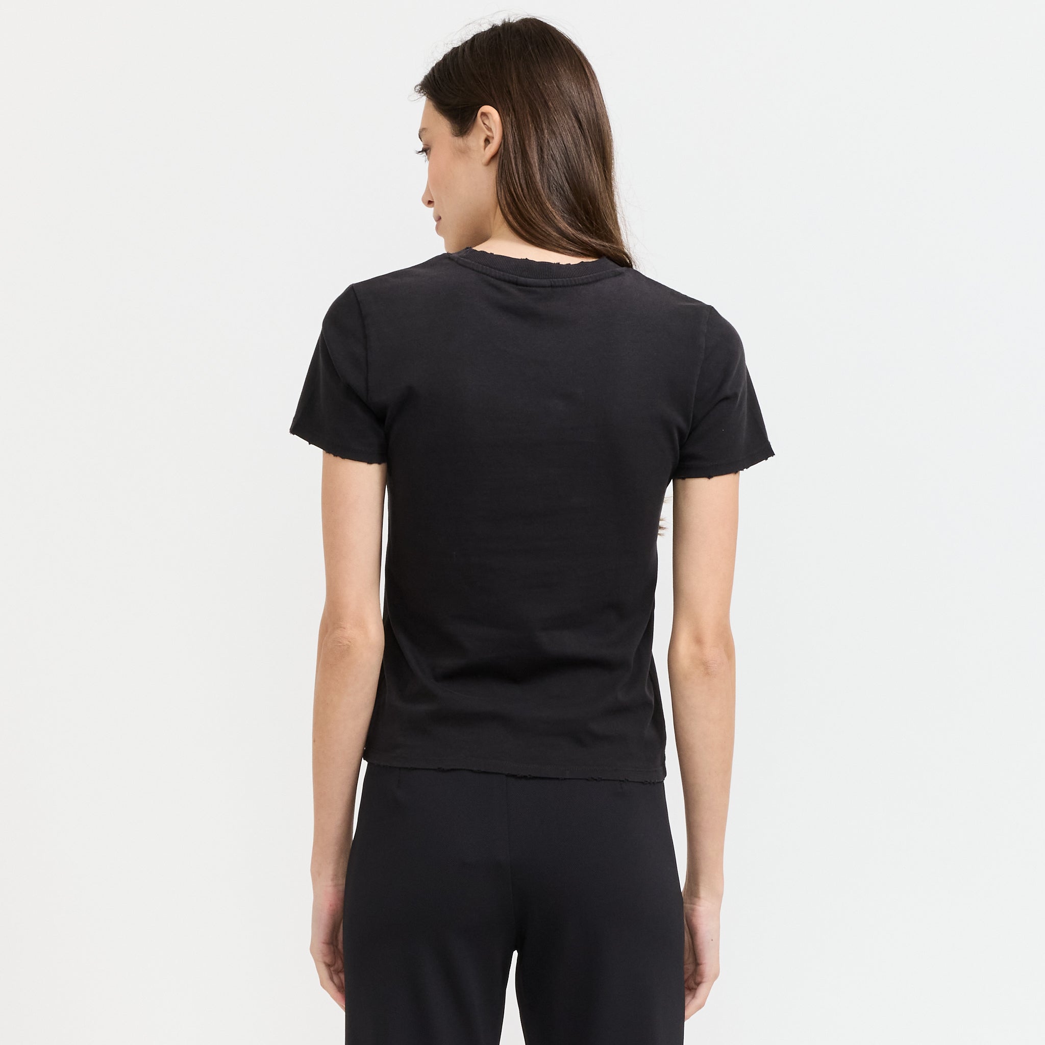 Vera Cat T-Shirt washed Black