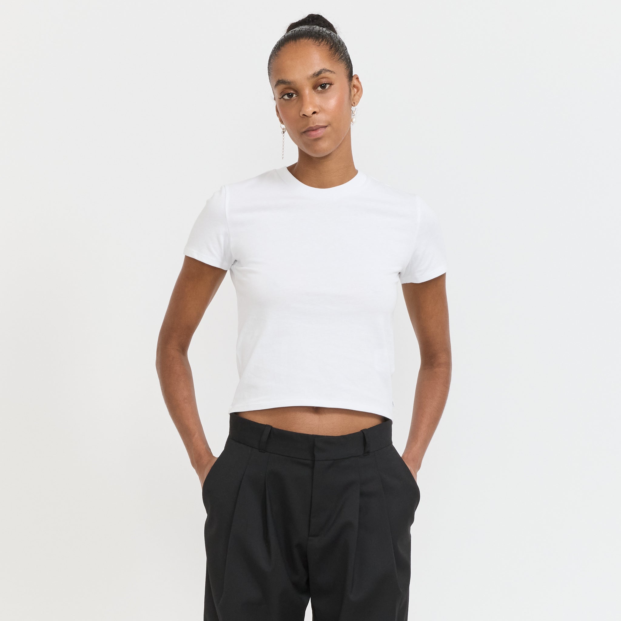 Won Hundred | Vera T-Shirt Washed White | Maplestore