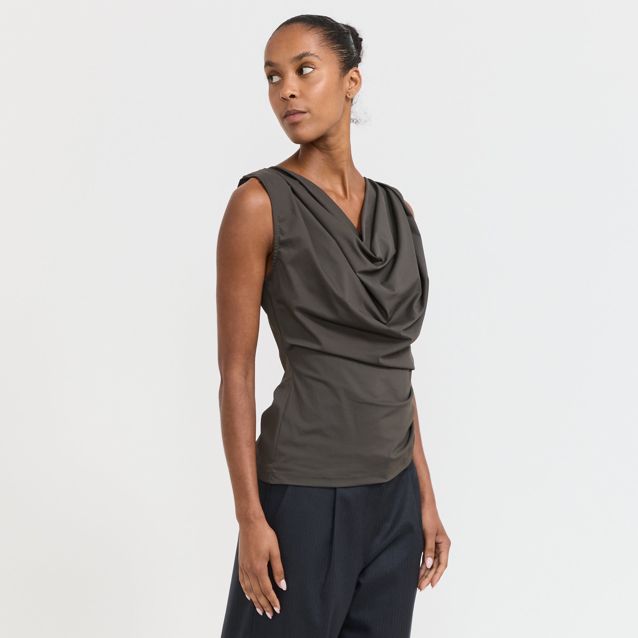 Wynn Hamlyn | Lori Knit Top Slate Grey | Maplestore