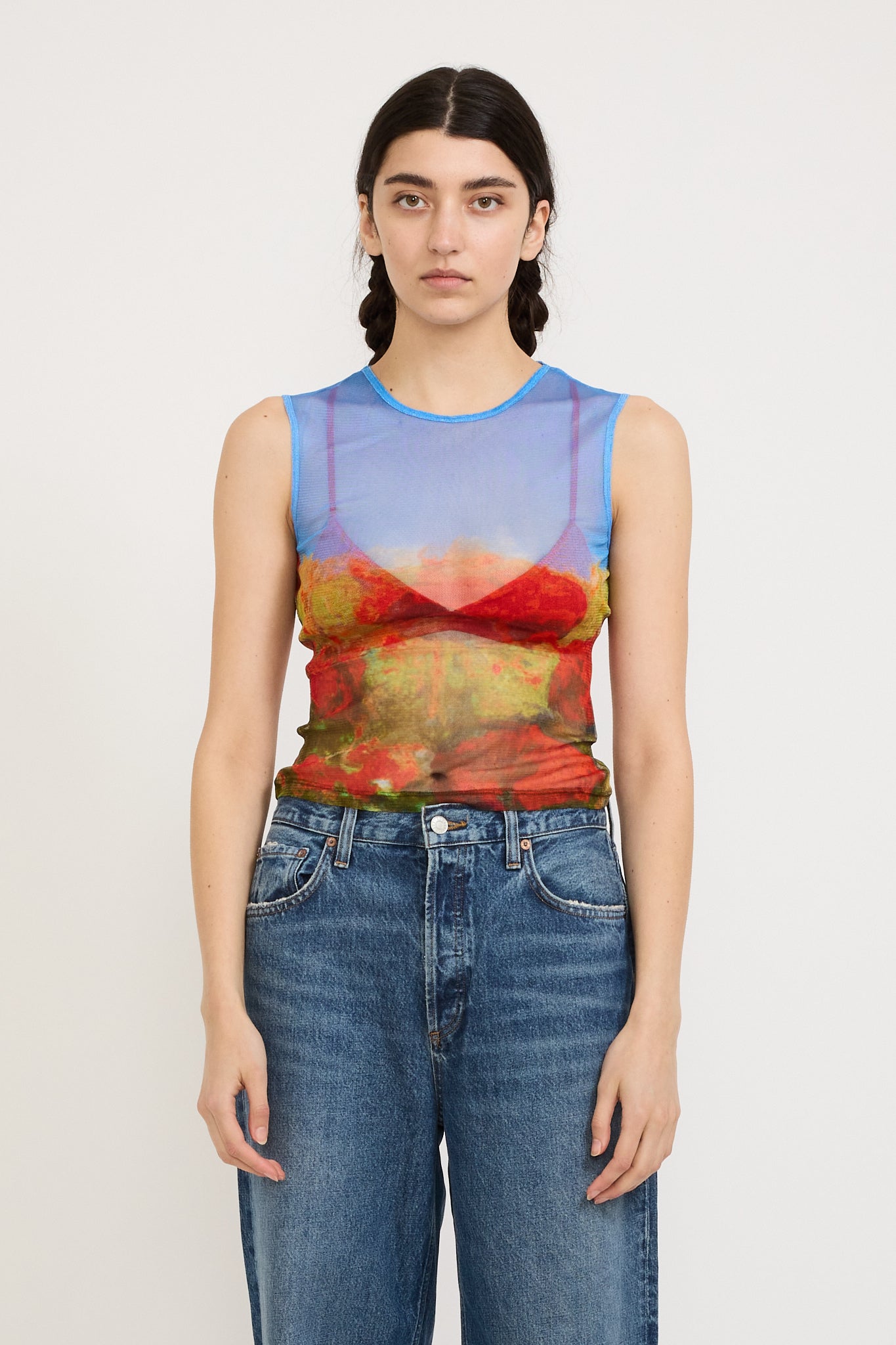 Wynn Hamlyn | Mesh Tank Rose Field | Maplestore