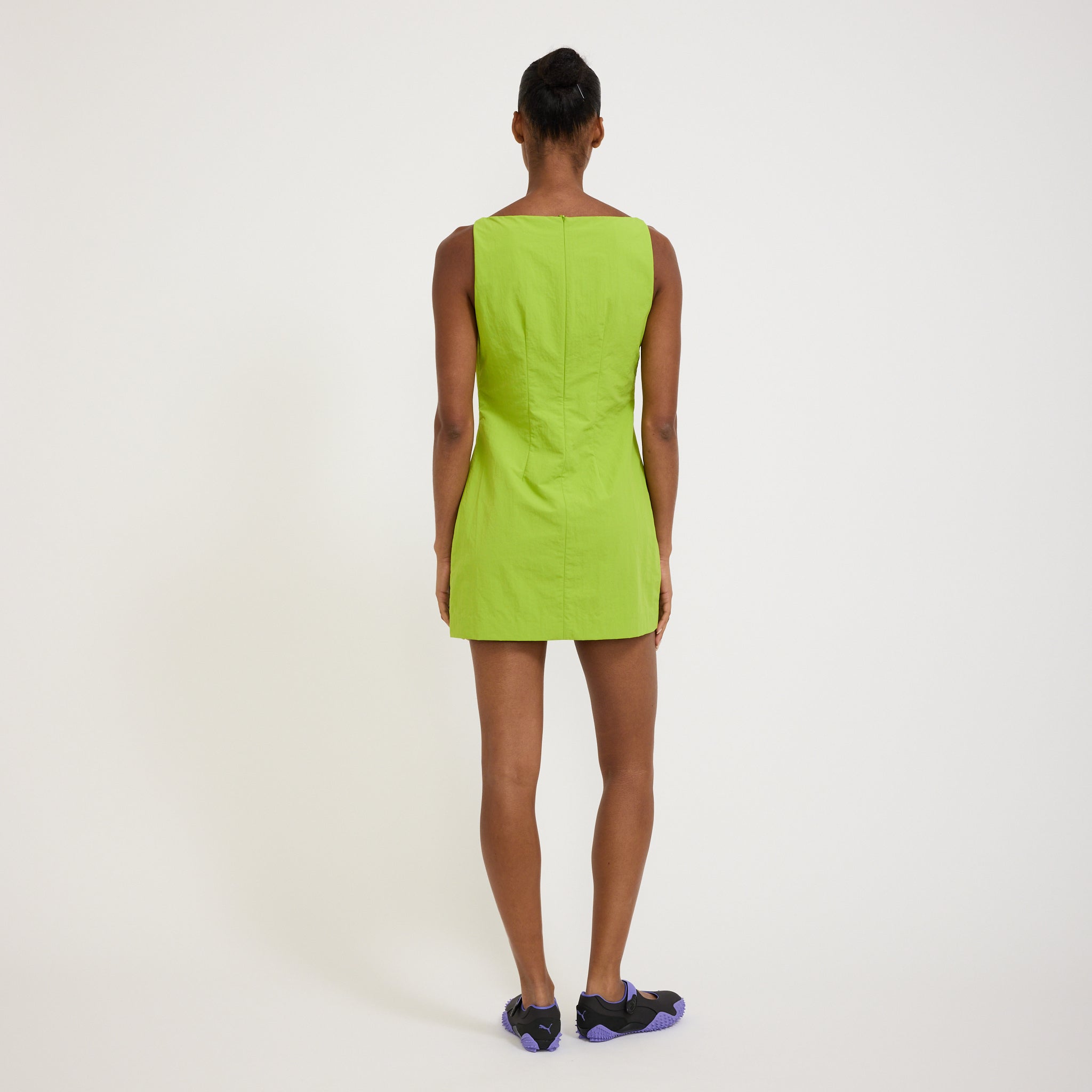 Sophia Mini Dress Acid Green
