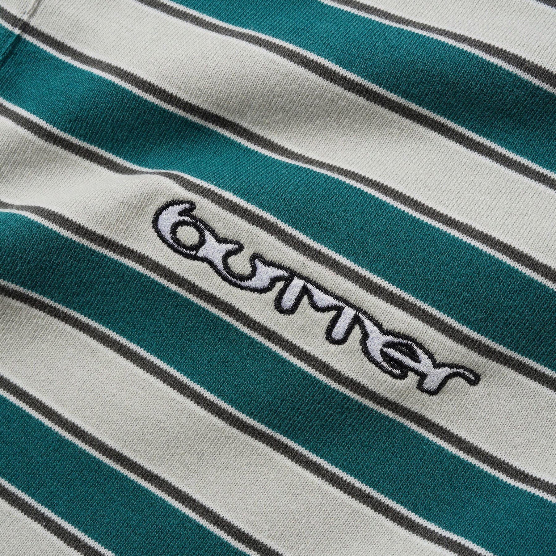 Witness Stripe Polo Grey / Teal