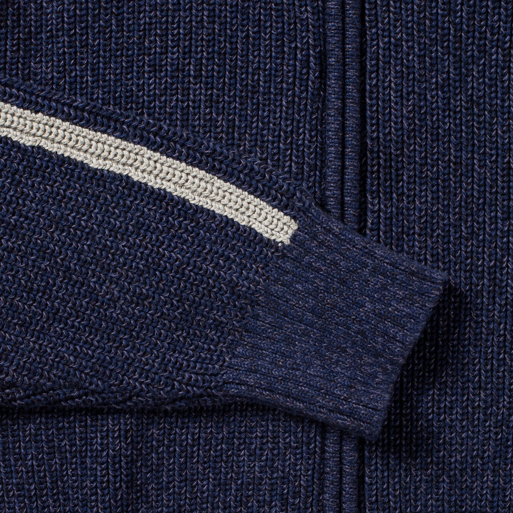 Wolfe Zip Knit Navy