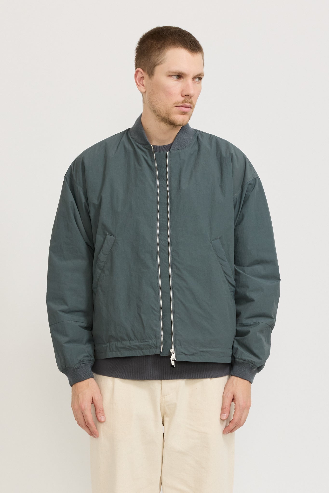 Basement Bomber Jacket Slate