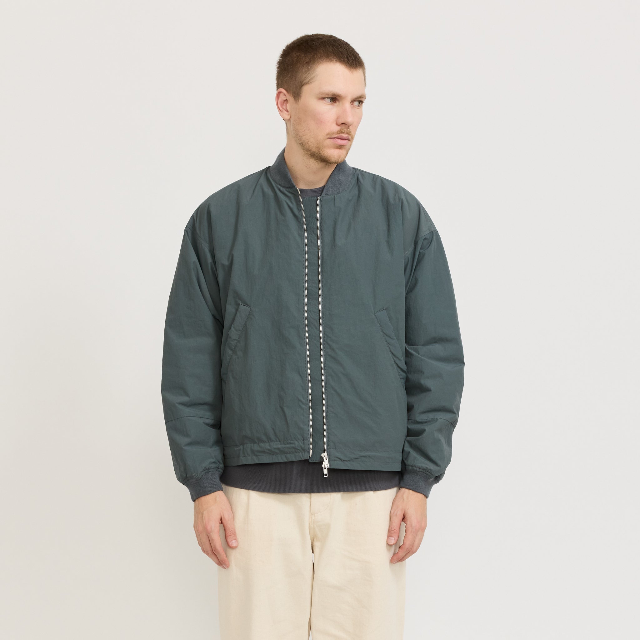 Basement Bomber Jacket Slate