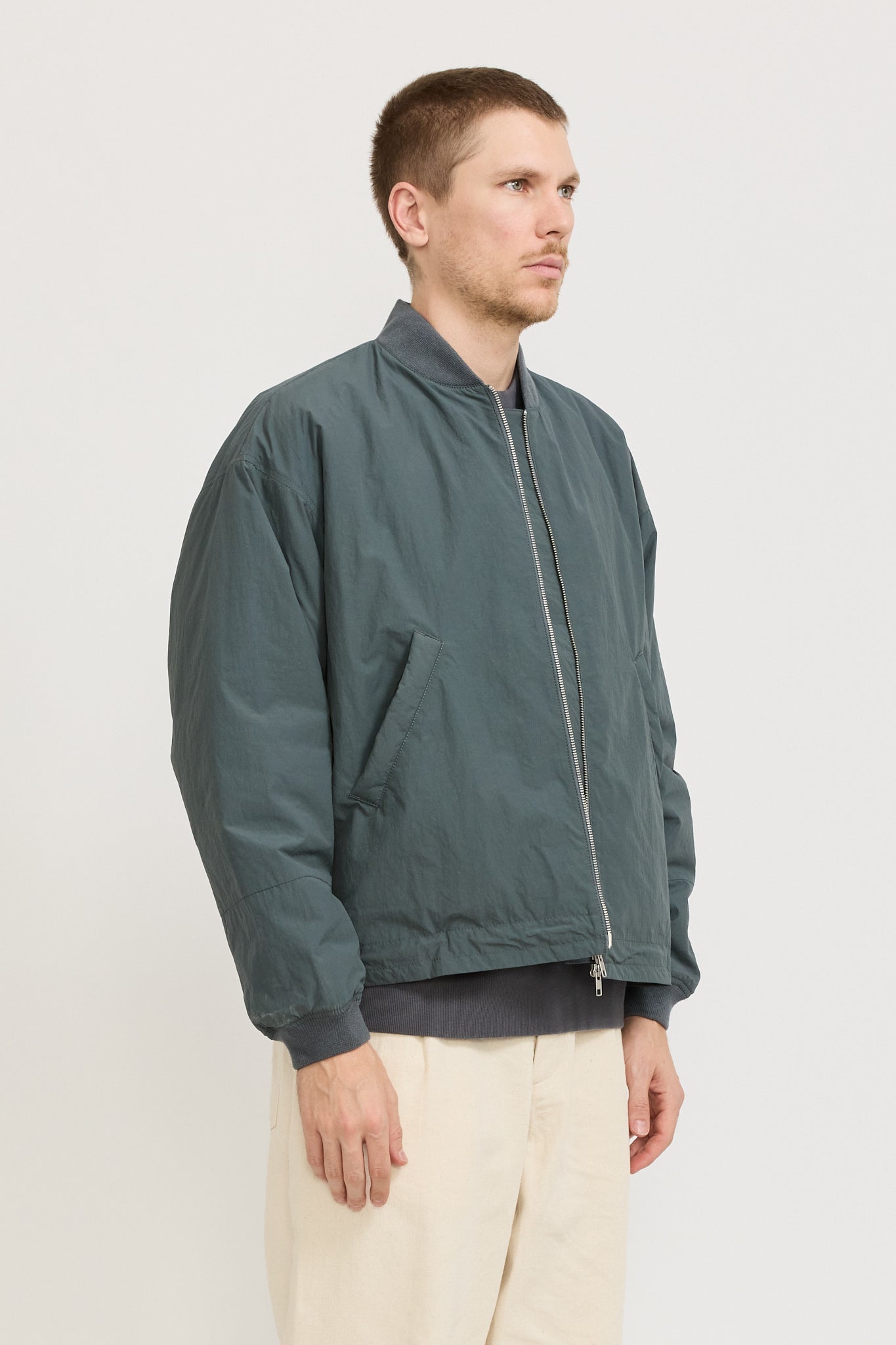 Basement Bomber Jacket Slate