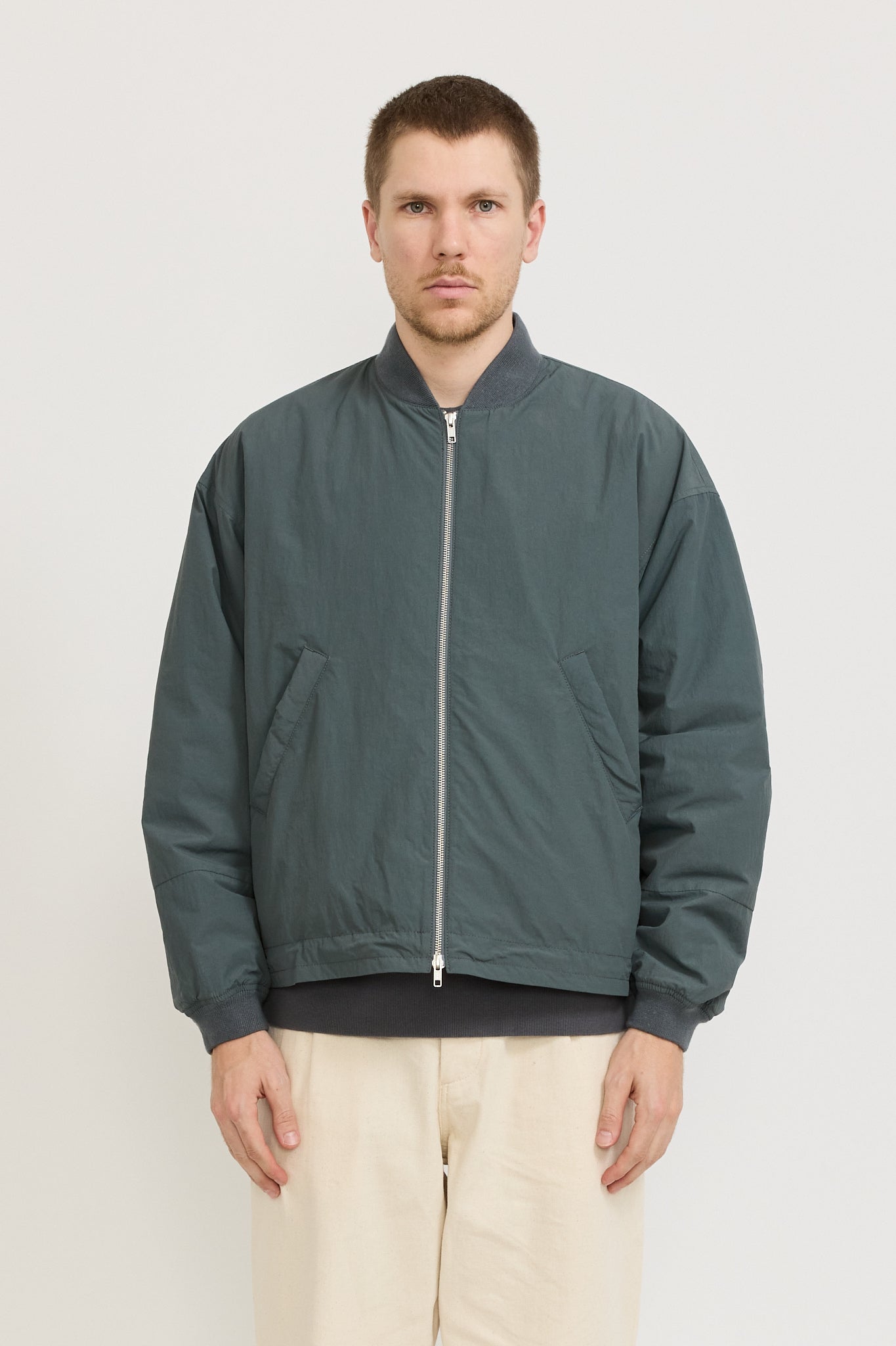 Basement Bomber Jacket Slate