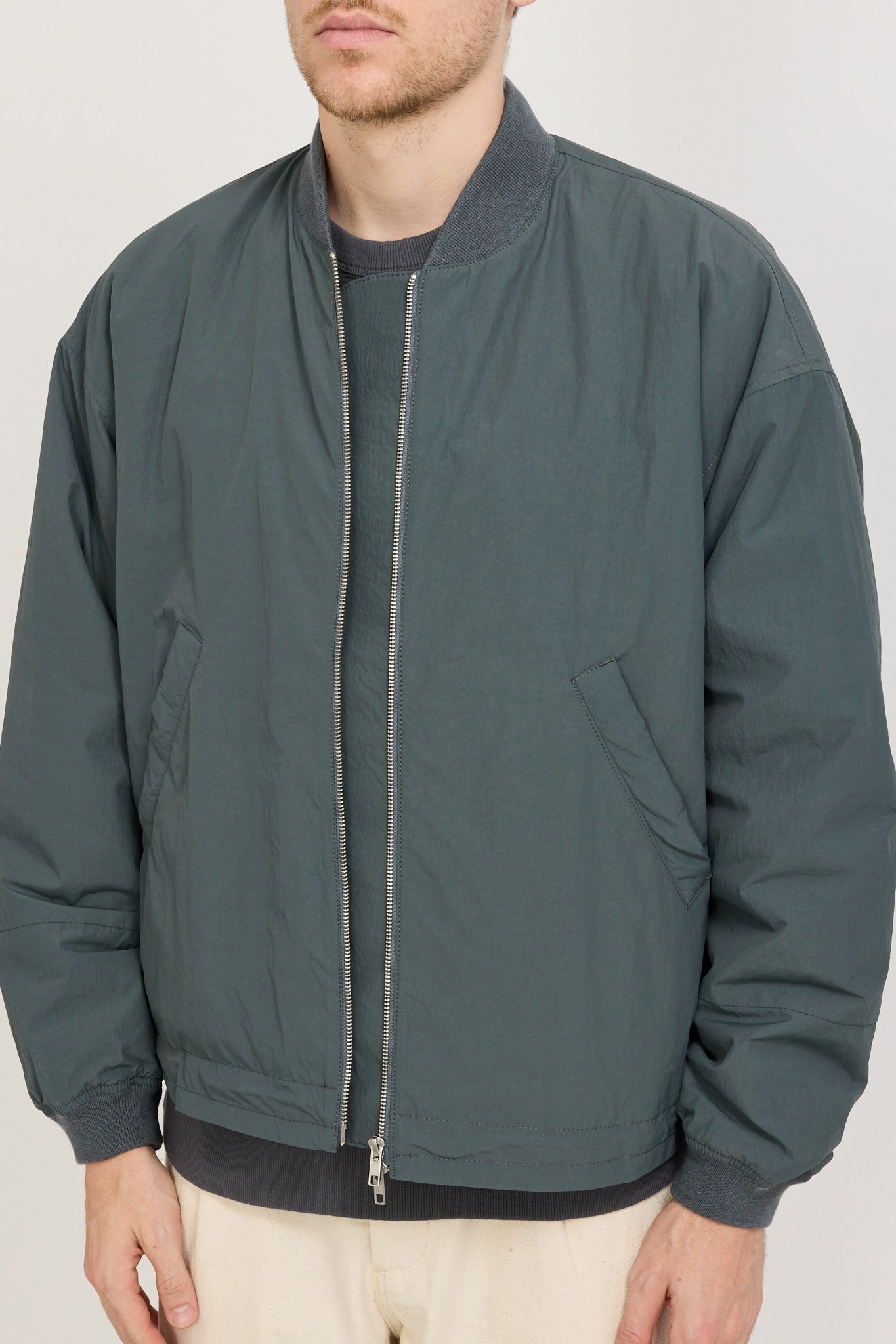 Basement Bomber Jacket Slate